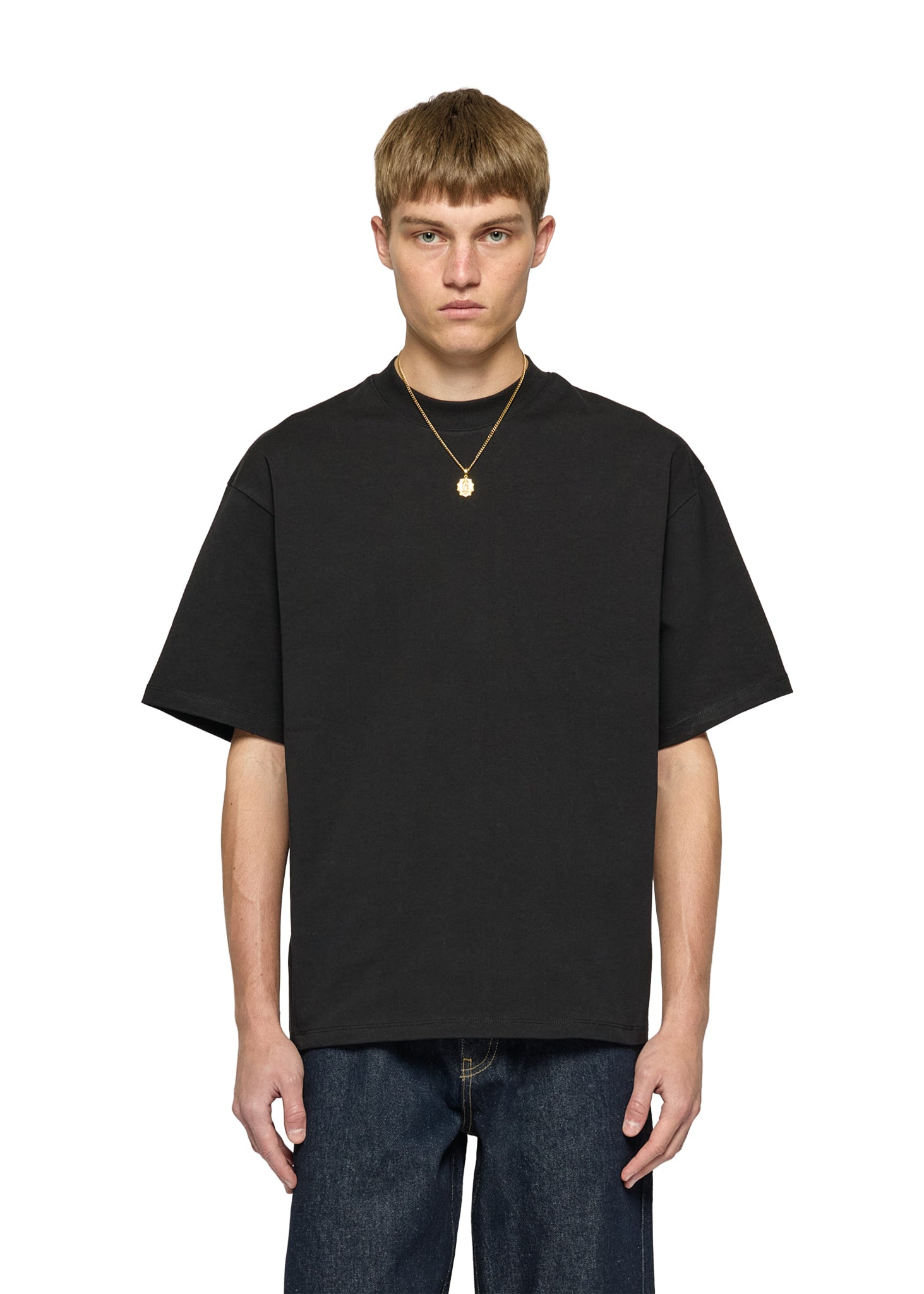 Zwart basic oversized t-shirt