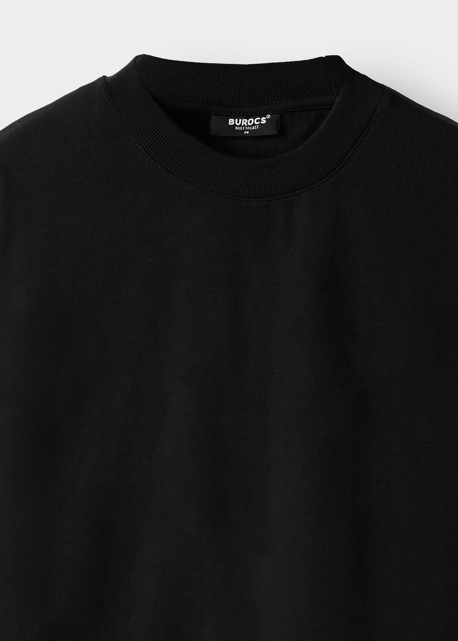 Zwart basic oversized t-shirt