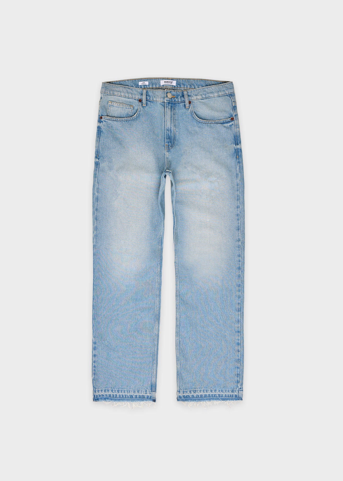 John Straight Open Hem Jeans
