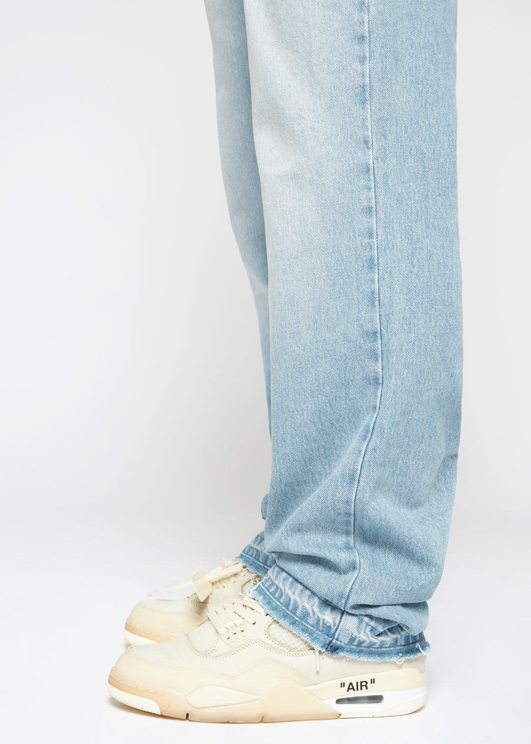 John Straight Open Hem Jeans