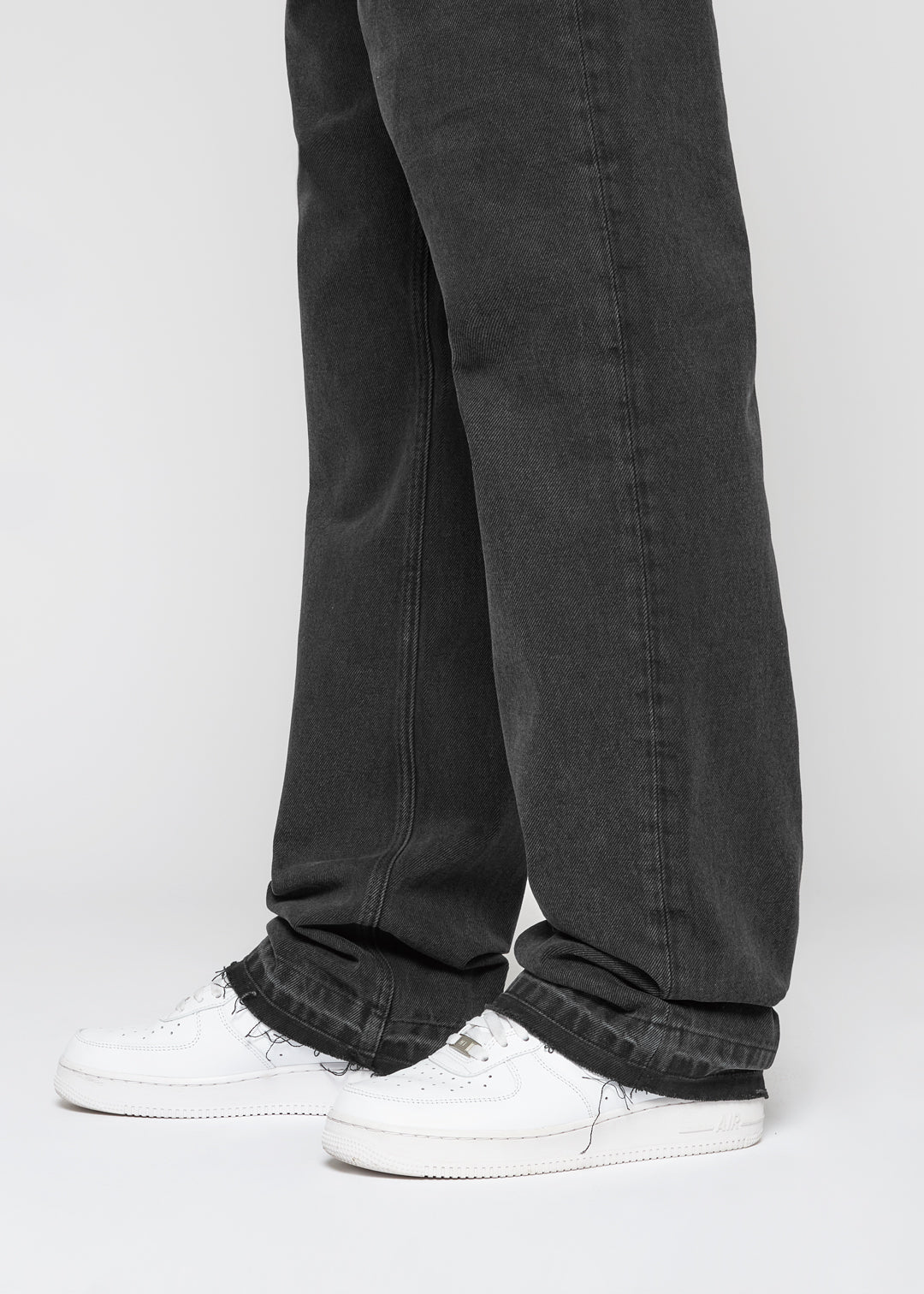 John Straight Open Hem Jeans