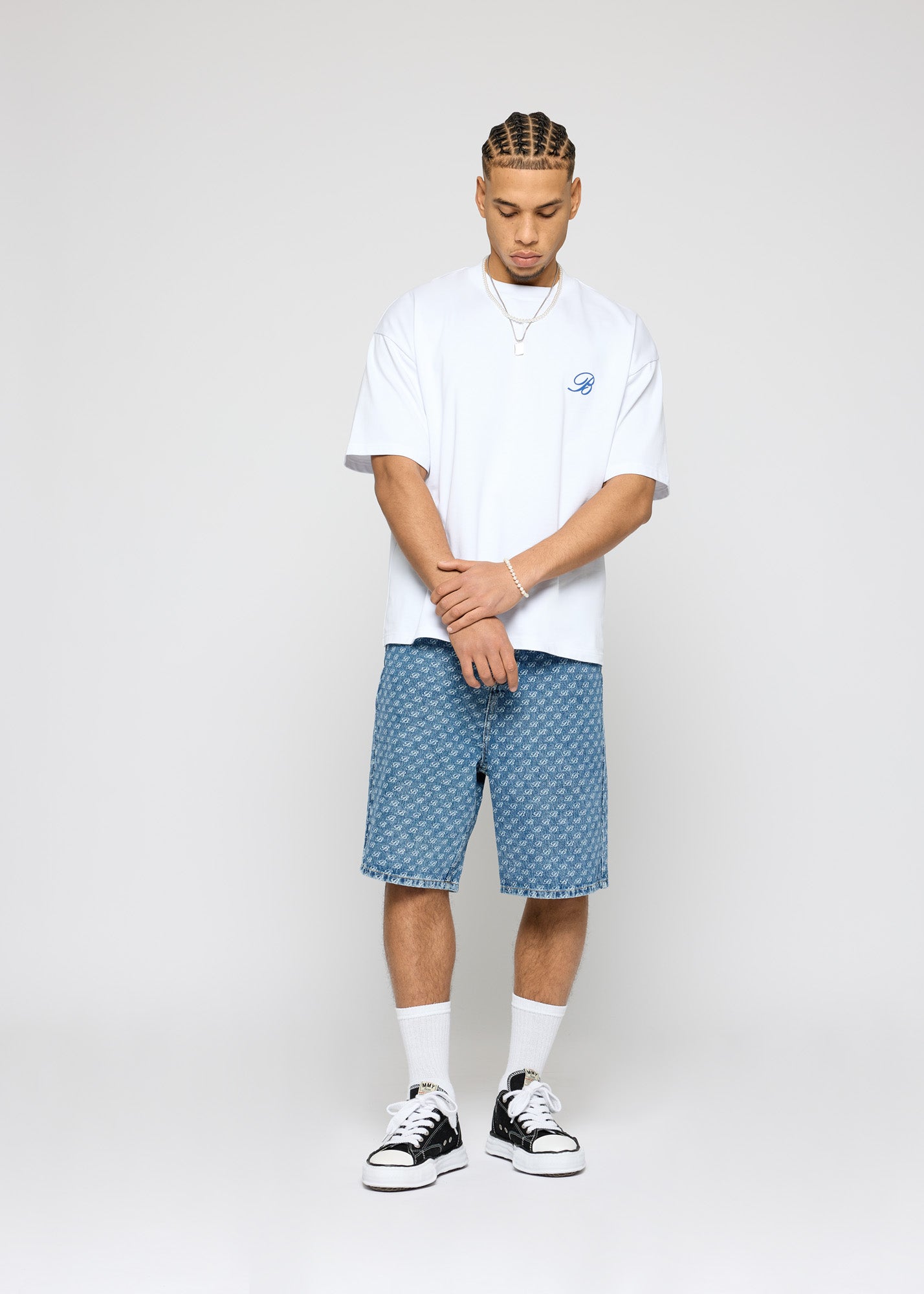 Marco Baggy Monogram Shorts