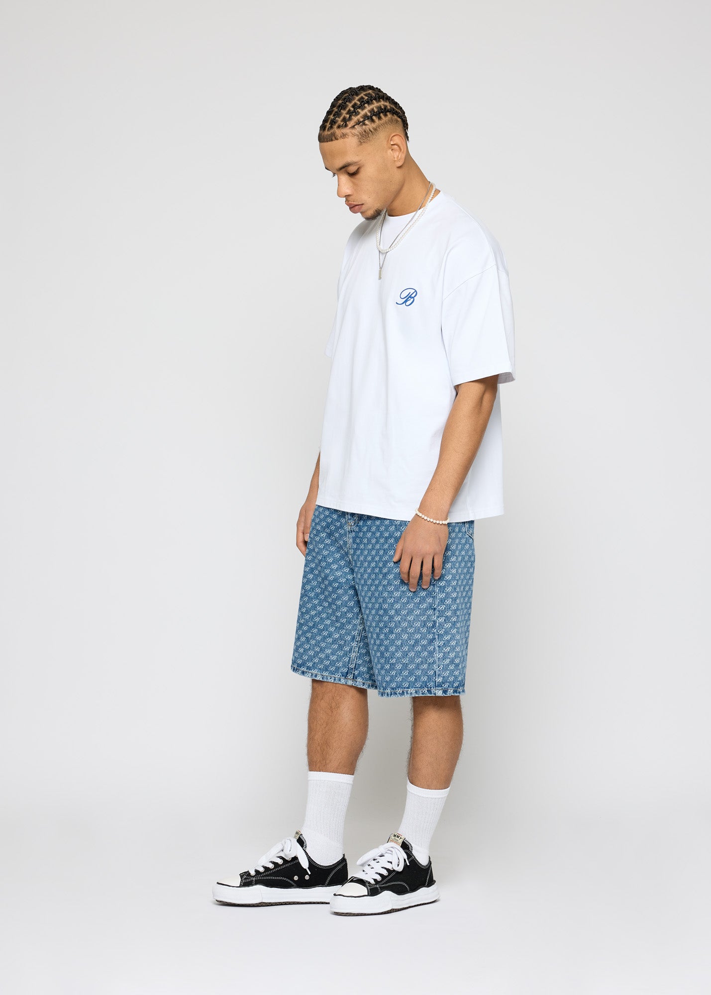 Marco Baggy Monogram Shorts