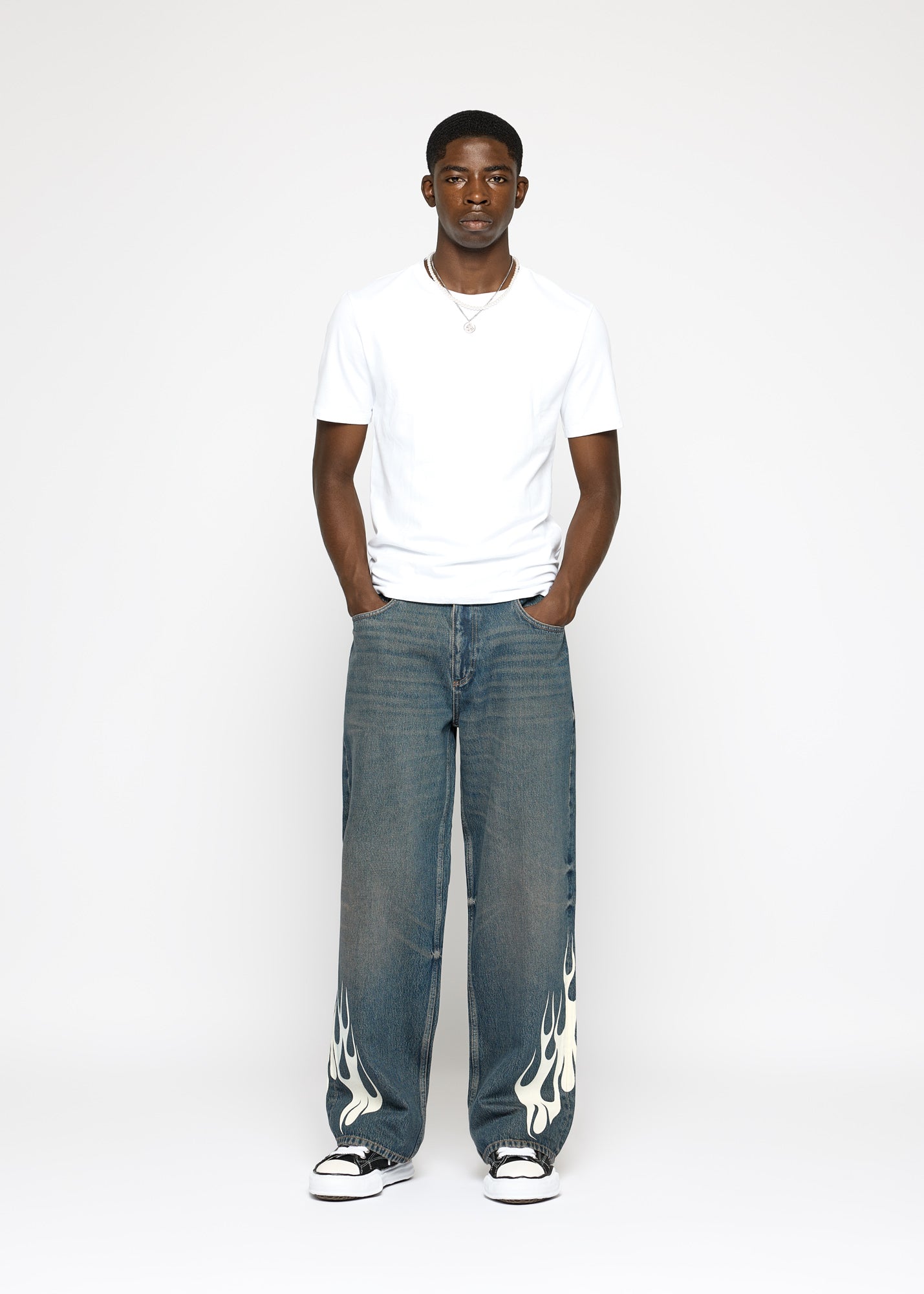 Vince Flame Baggy Jeans