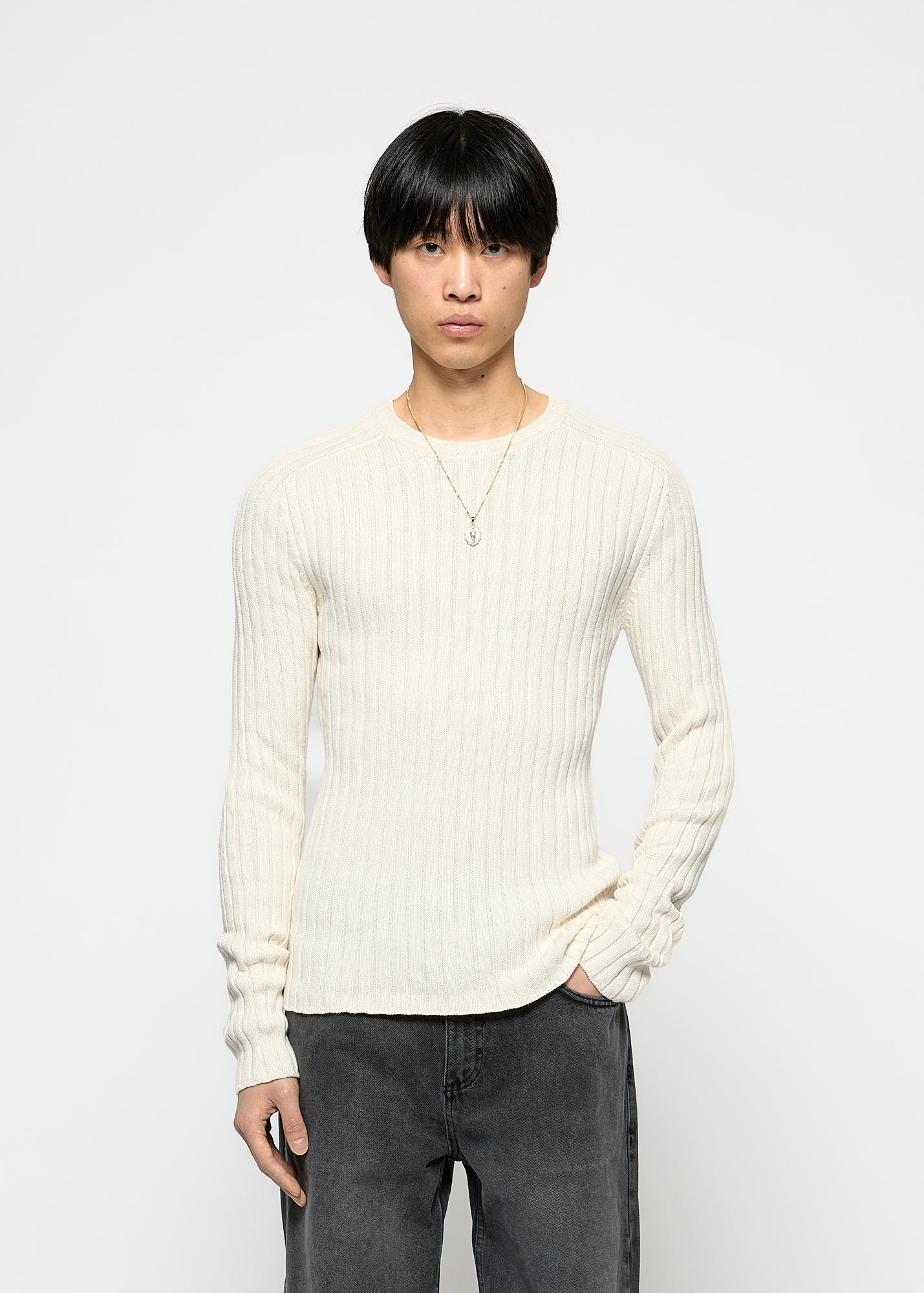 Ribbed Knit Sweater