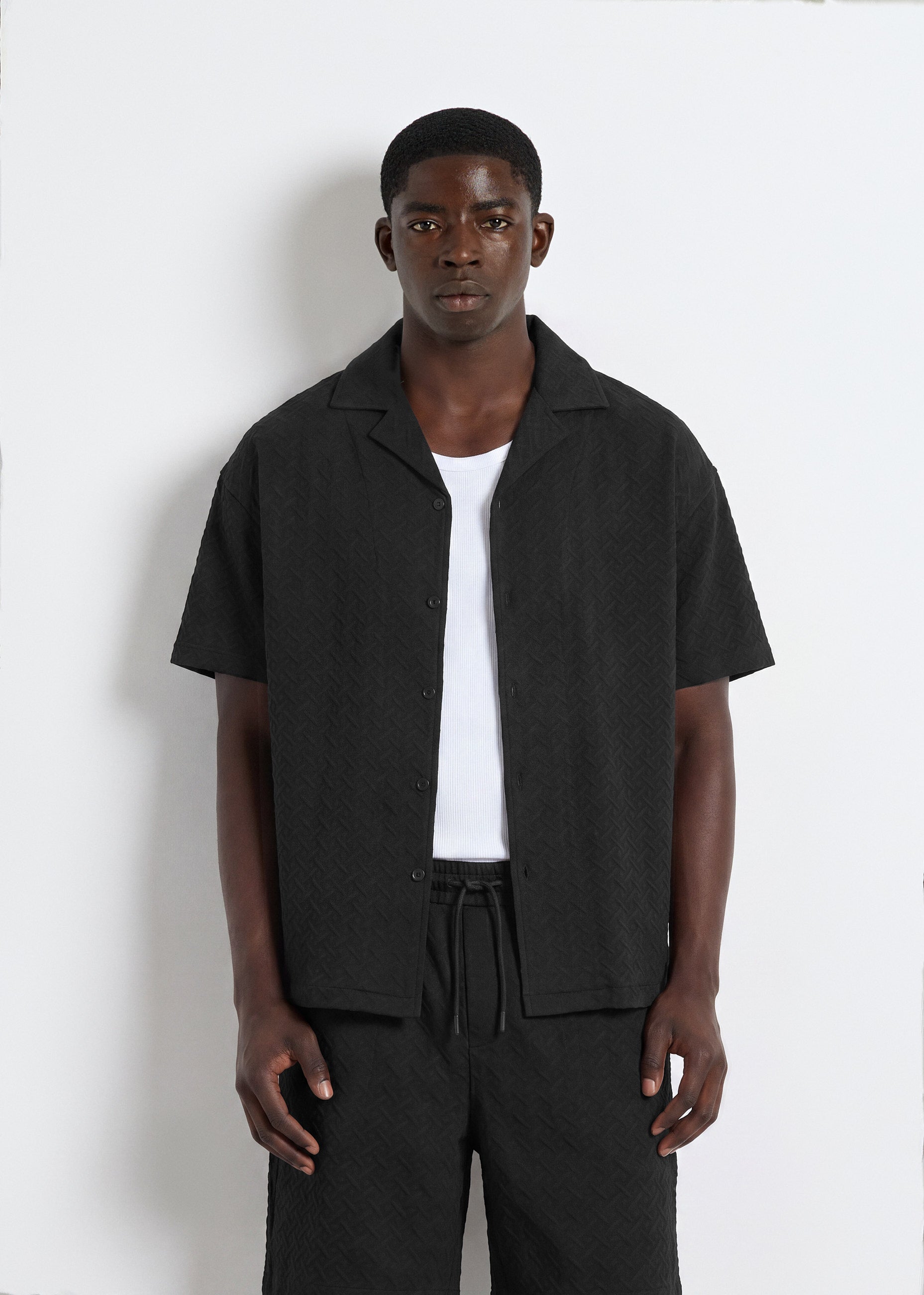 Gestructureerd shirt