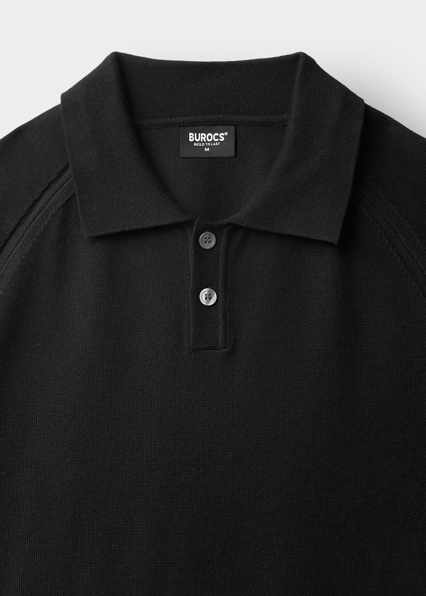 Fijngebreid poloshirt