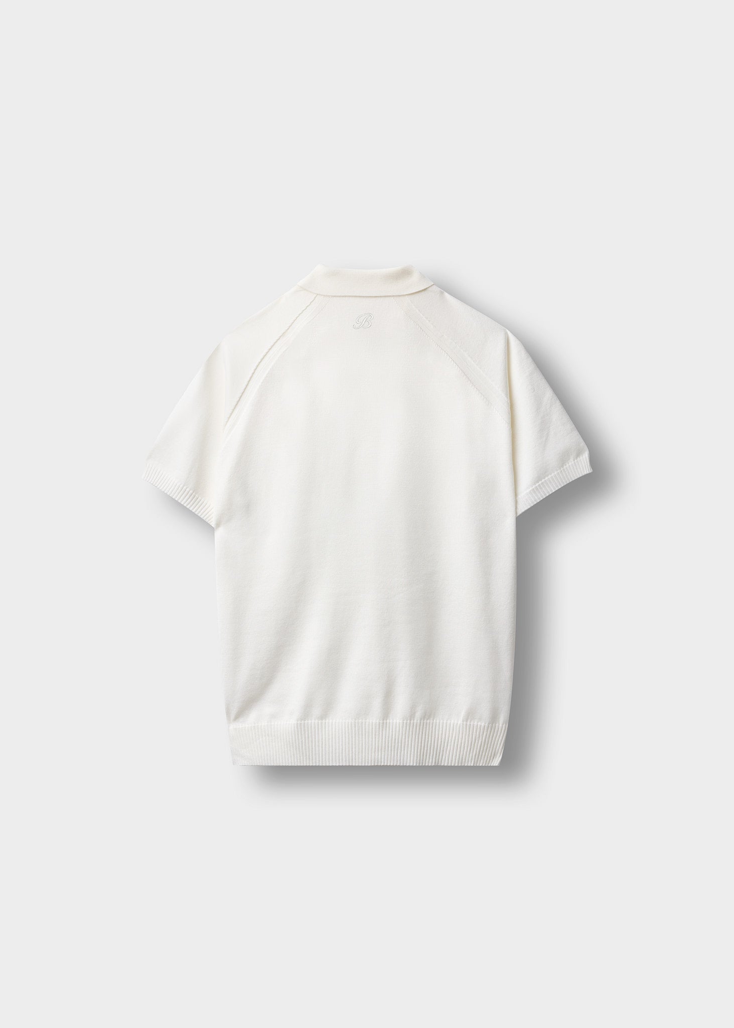 Fine Knit Polo T-Shirt