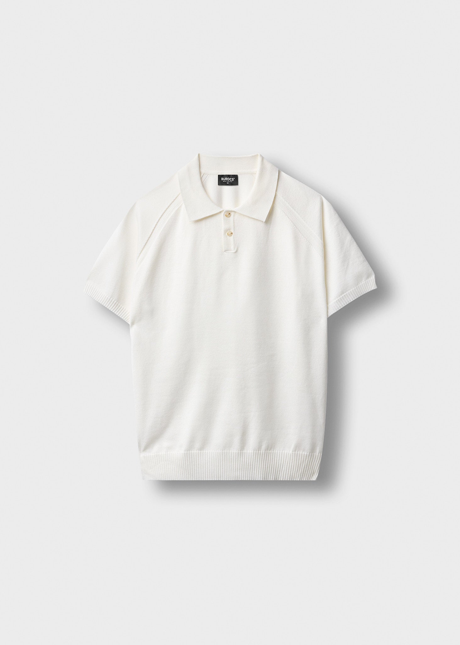 Fijngebreid poloshirt
