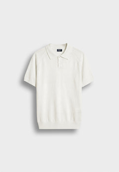 Fine Knit Polo T-Shirt