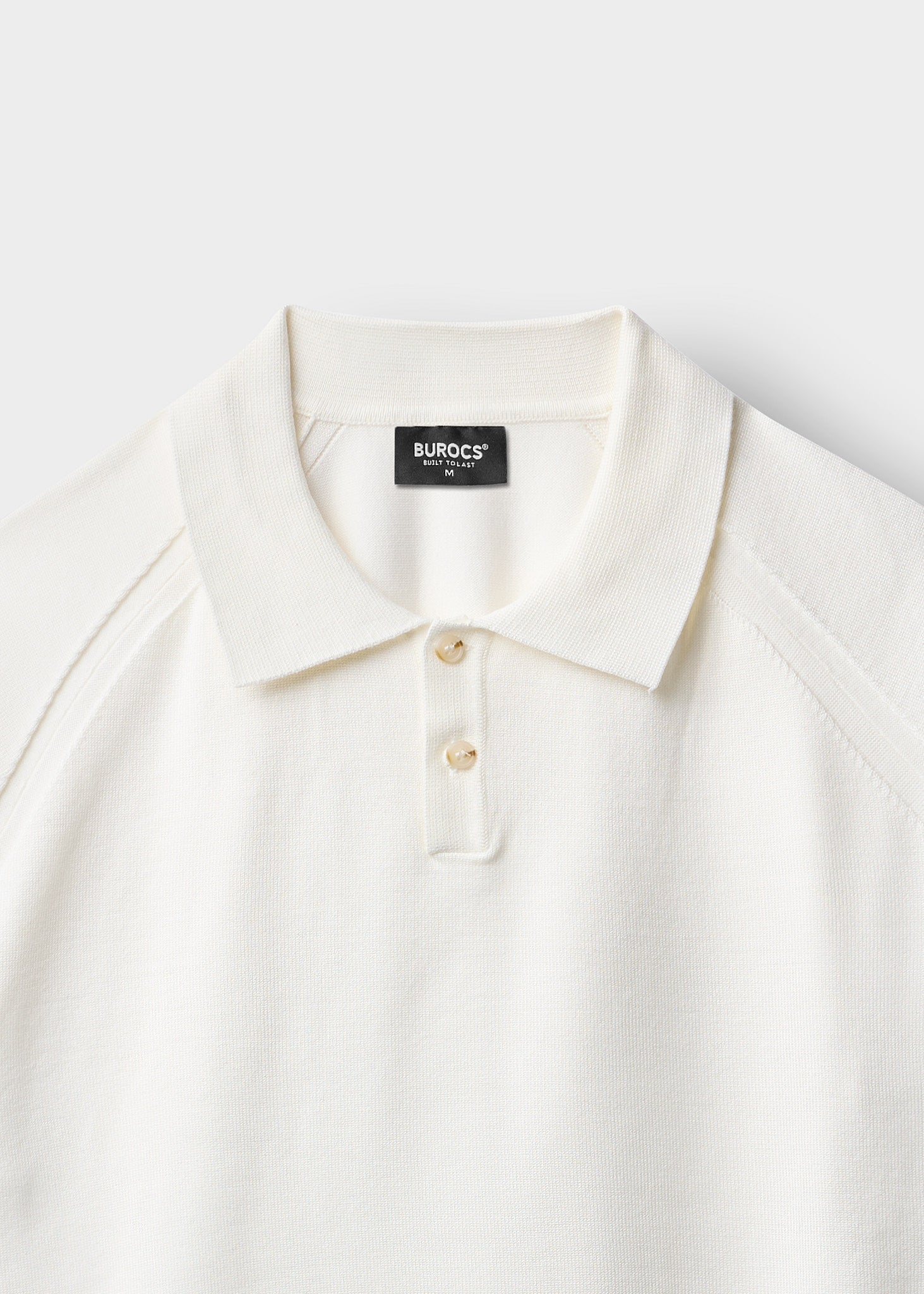 Fijngebreid poloshirt