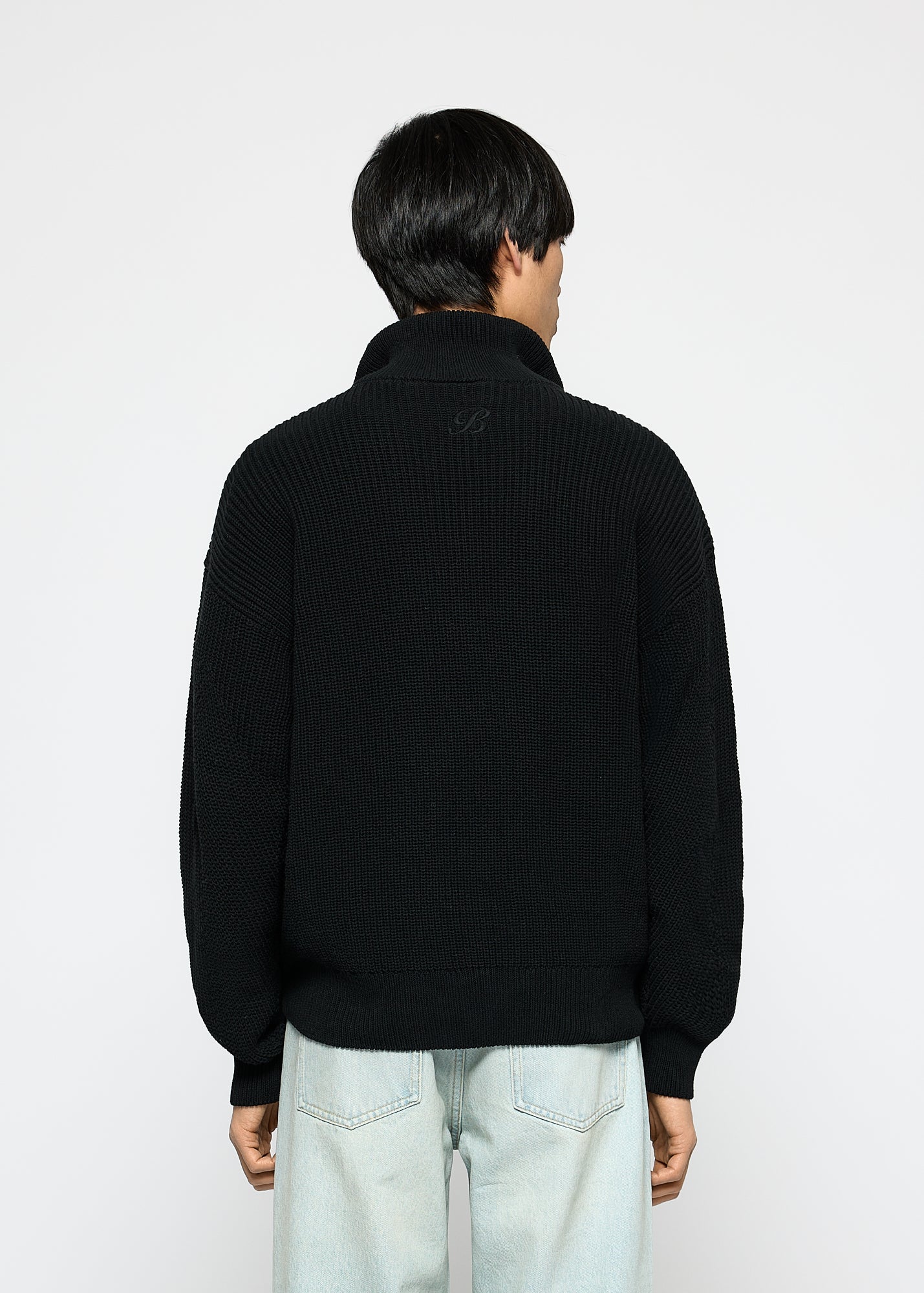 Chunky Knit Half-Zip Sweater