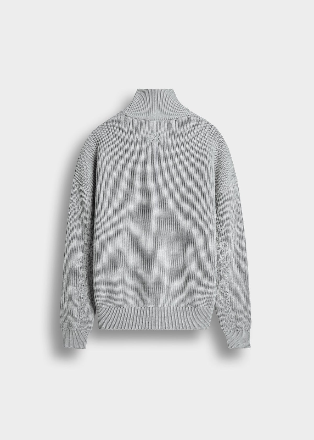 Chunky Knit Zip Jacket