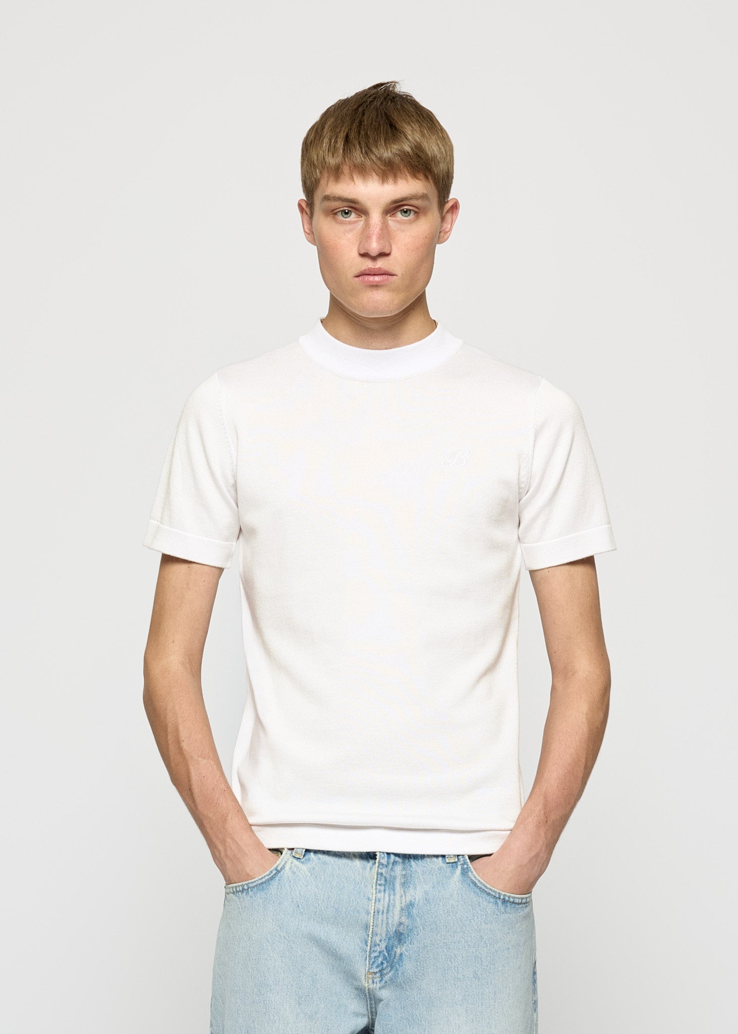 Fine Knit T-Shirt