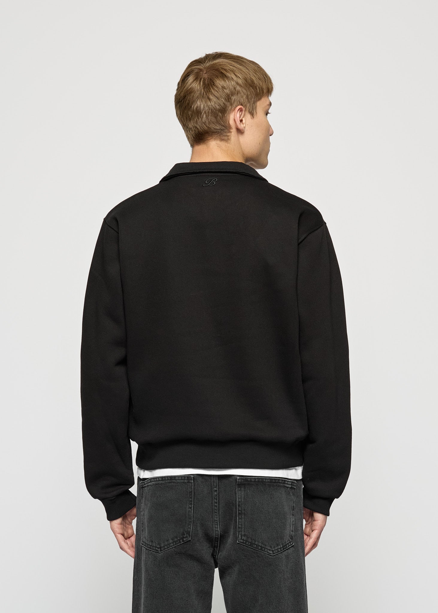 Essentiële mock-neck rits