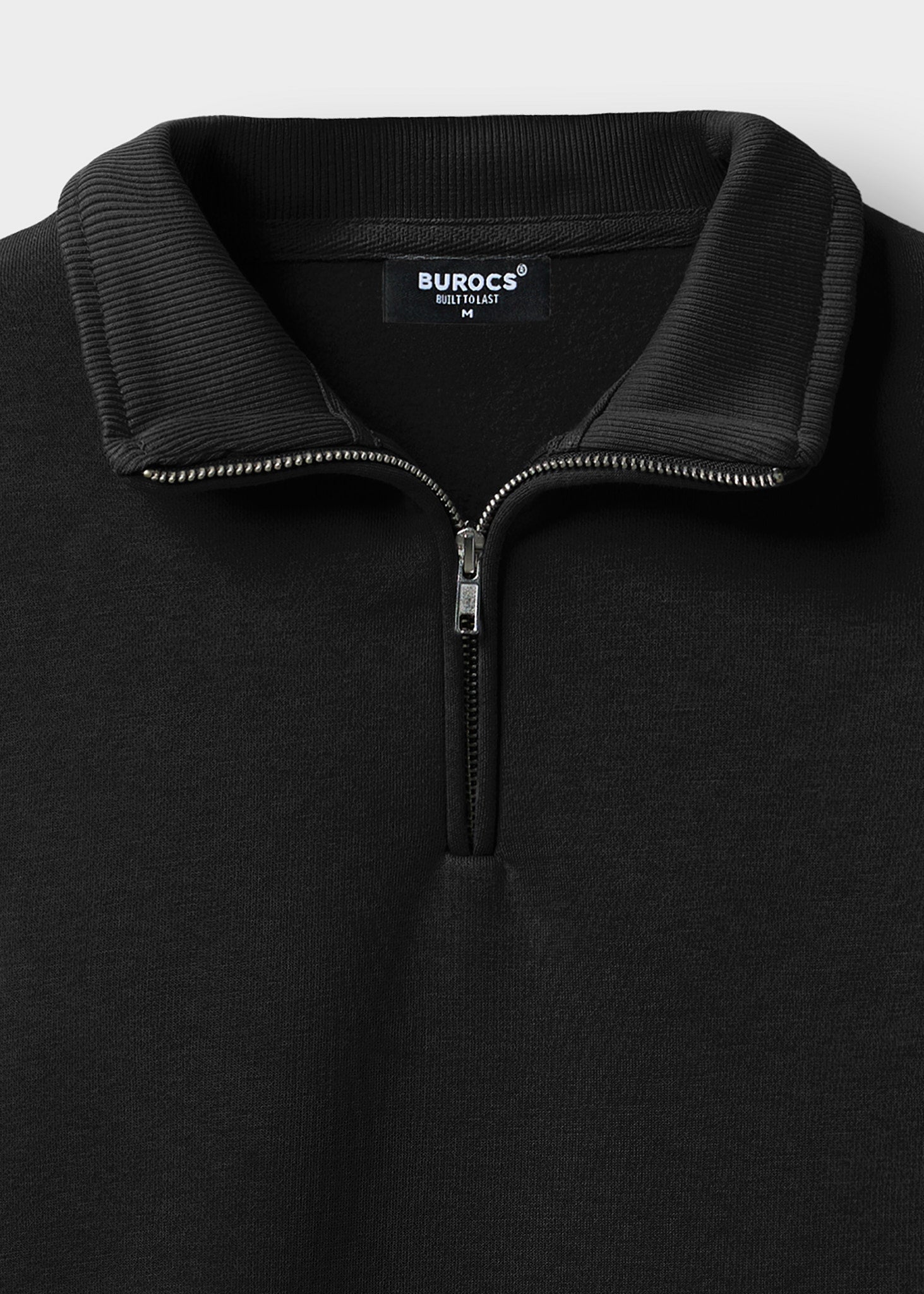 Essentiële mock-neck rits