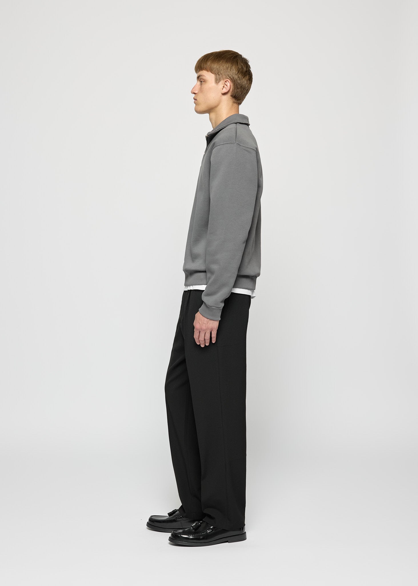 Essential Mock Neck Zip