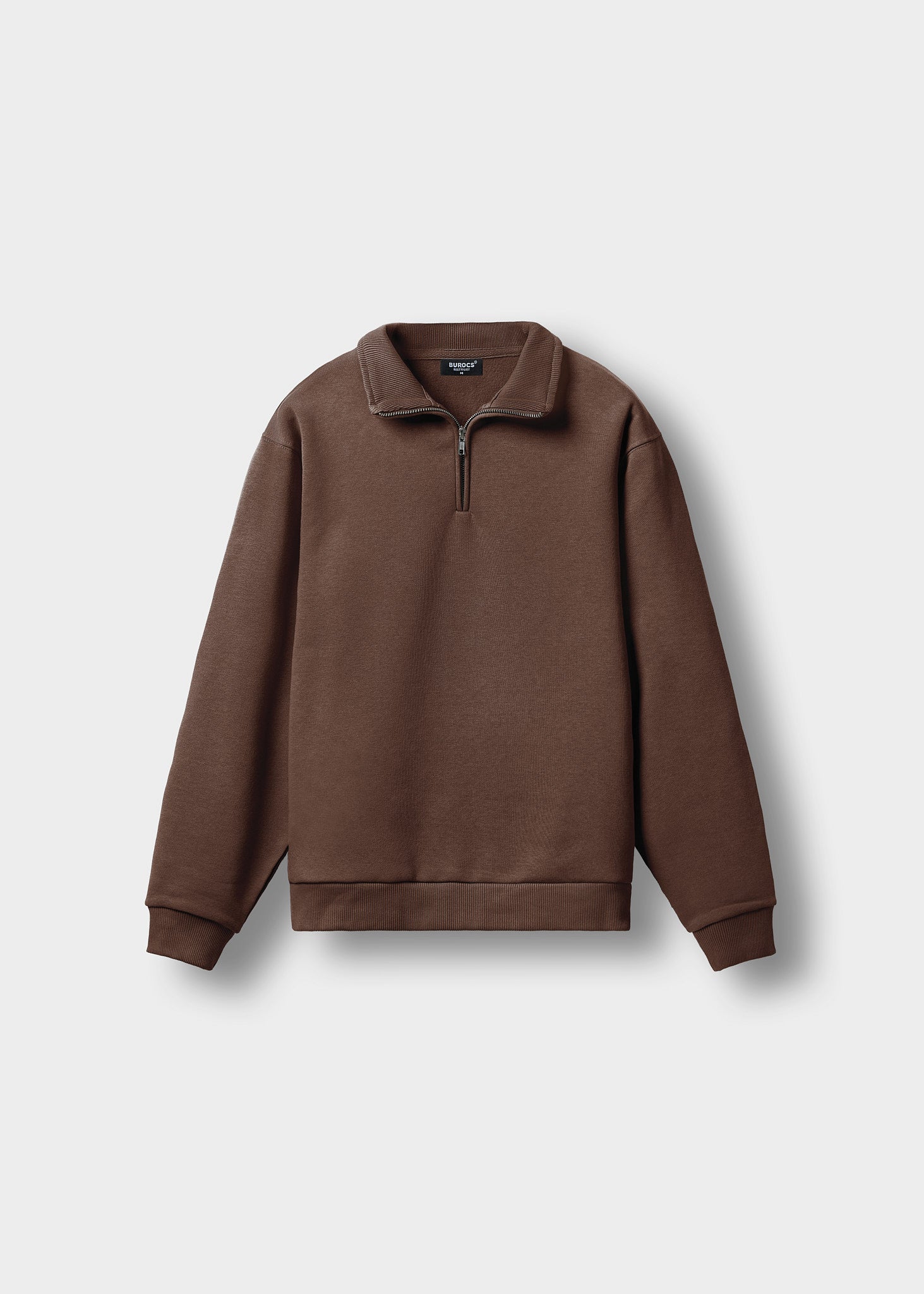 Essentiële mock-neck rits