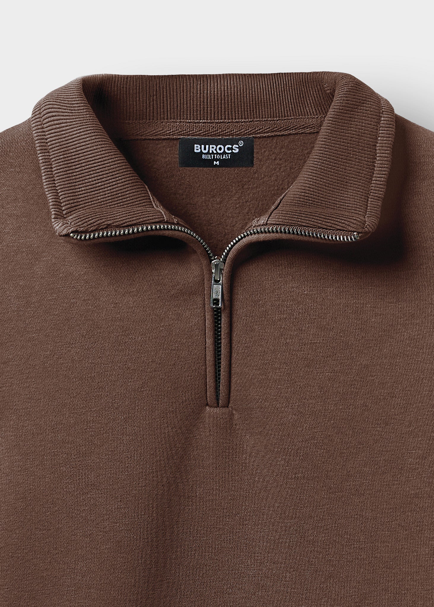 Essentiële mock-neck rits