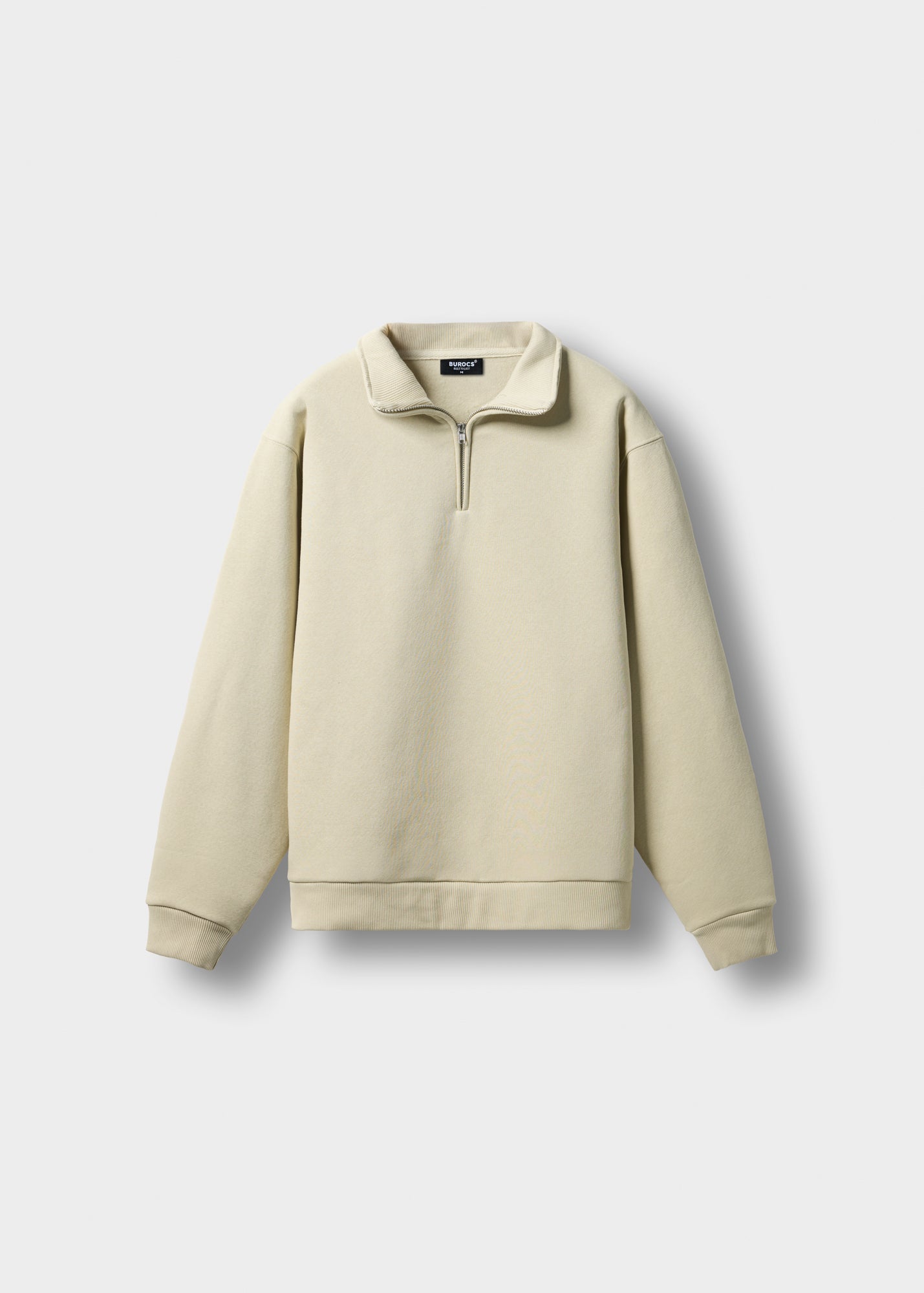 Essentiële mock-neck rits