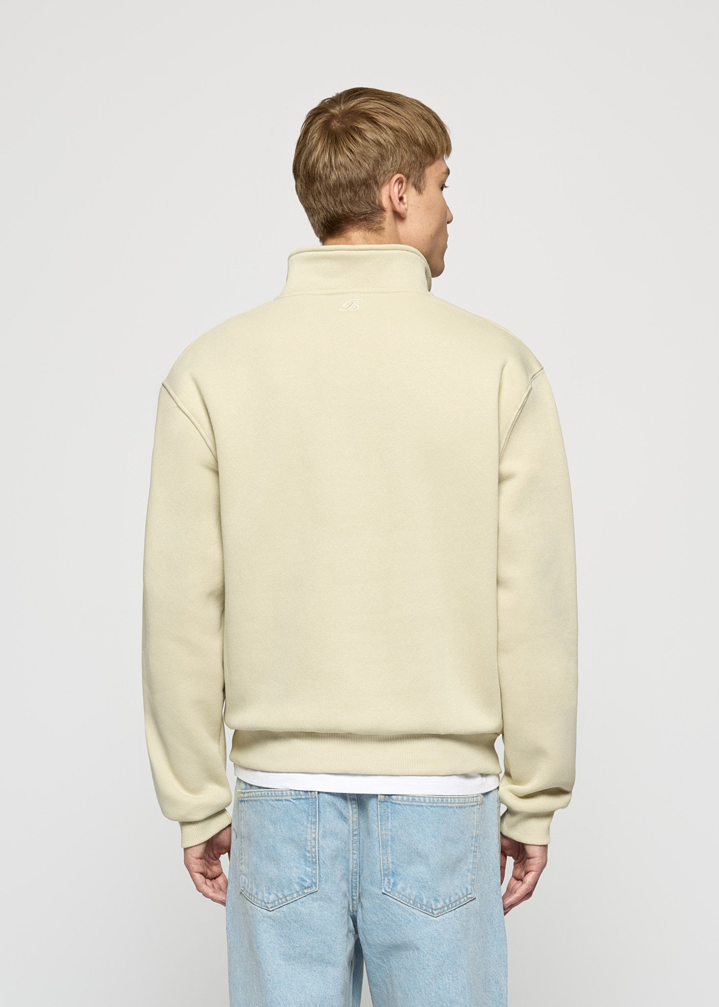 Essentiële mock-neck rits