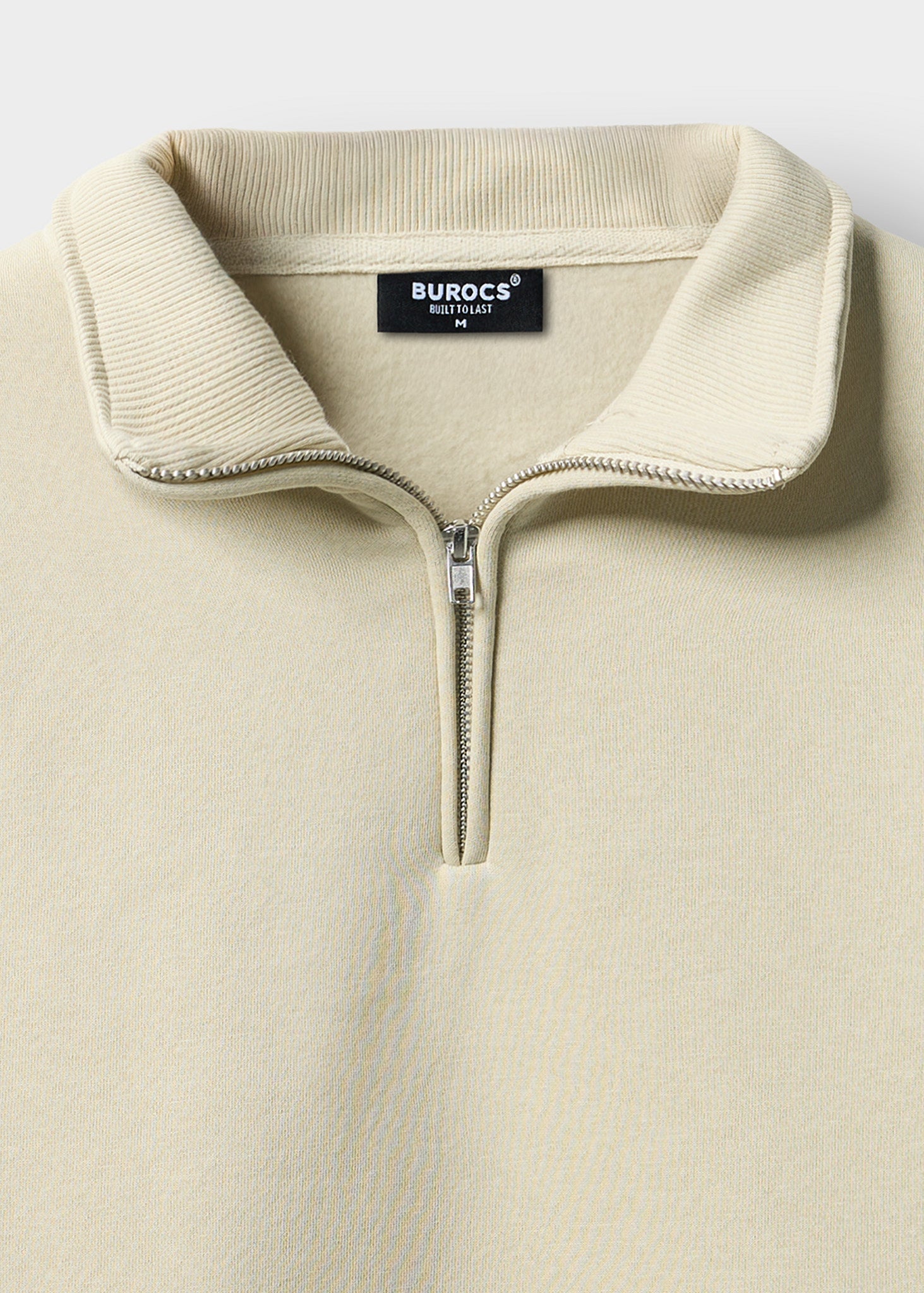 Essentiële mock-neck rits