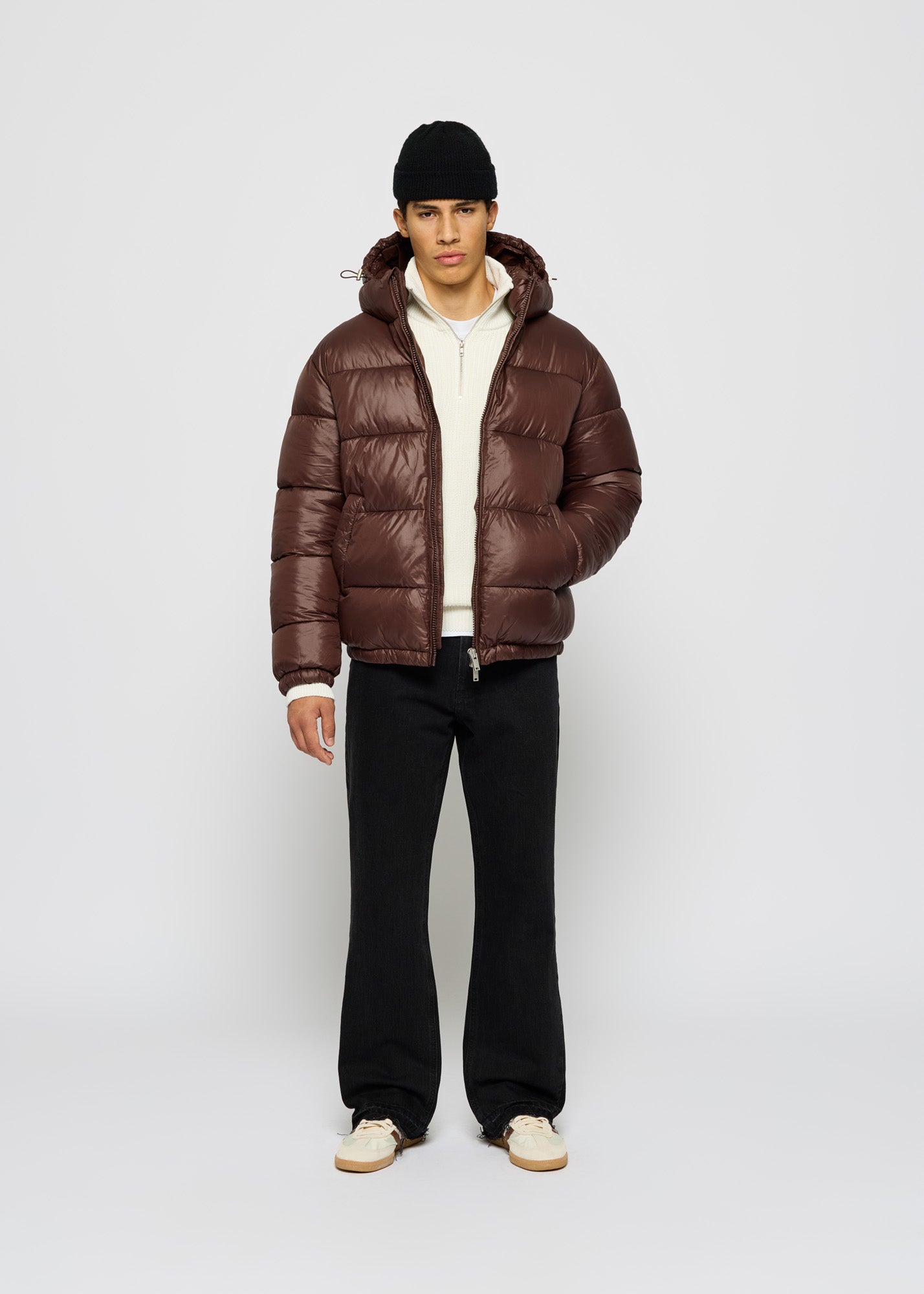 Glossy Puffer Jacket