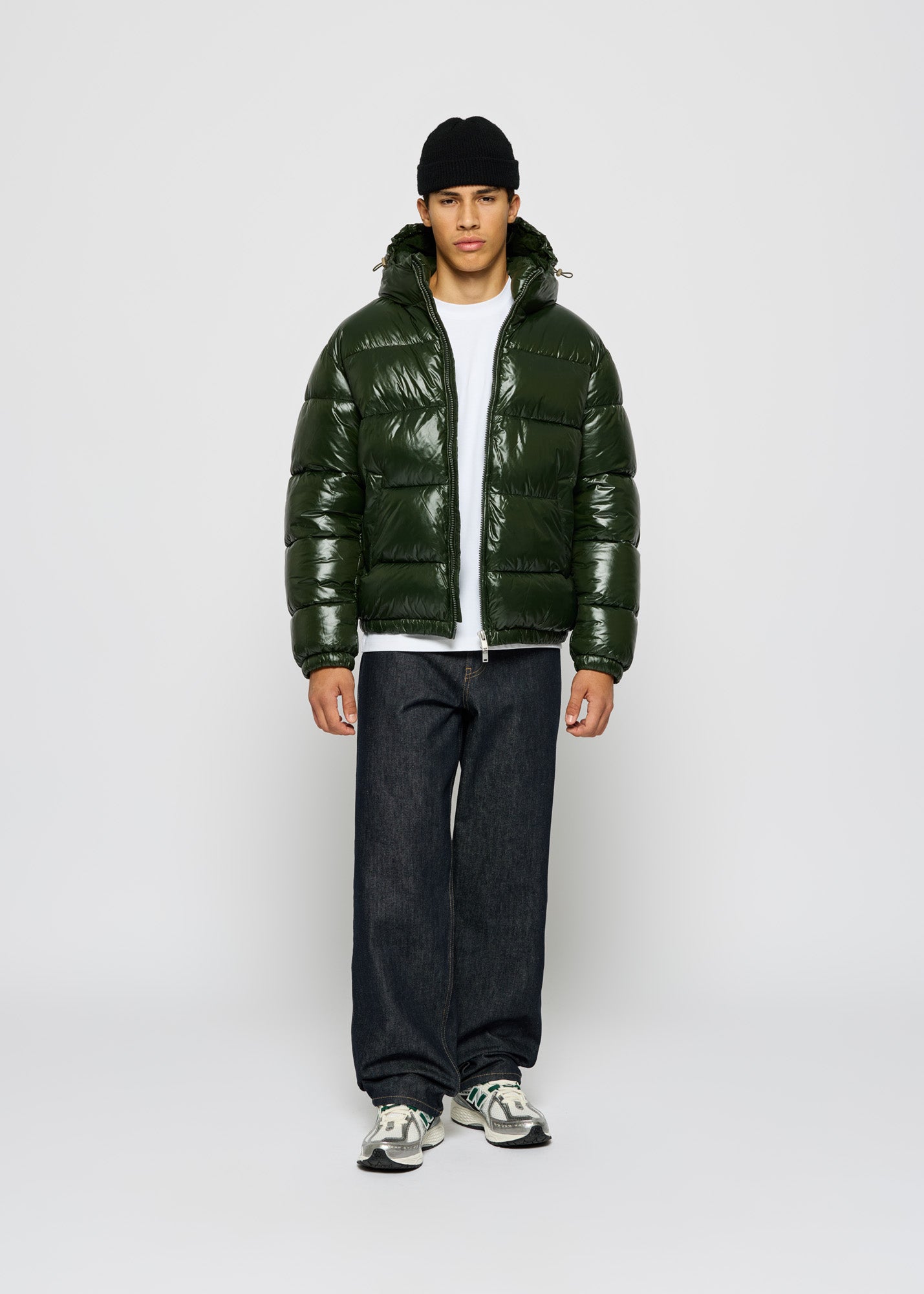 Glossy Puffer Jacket