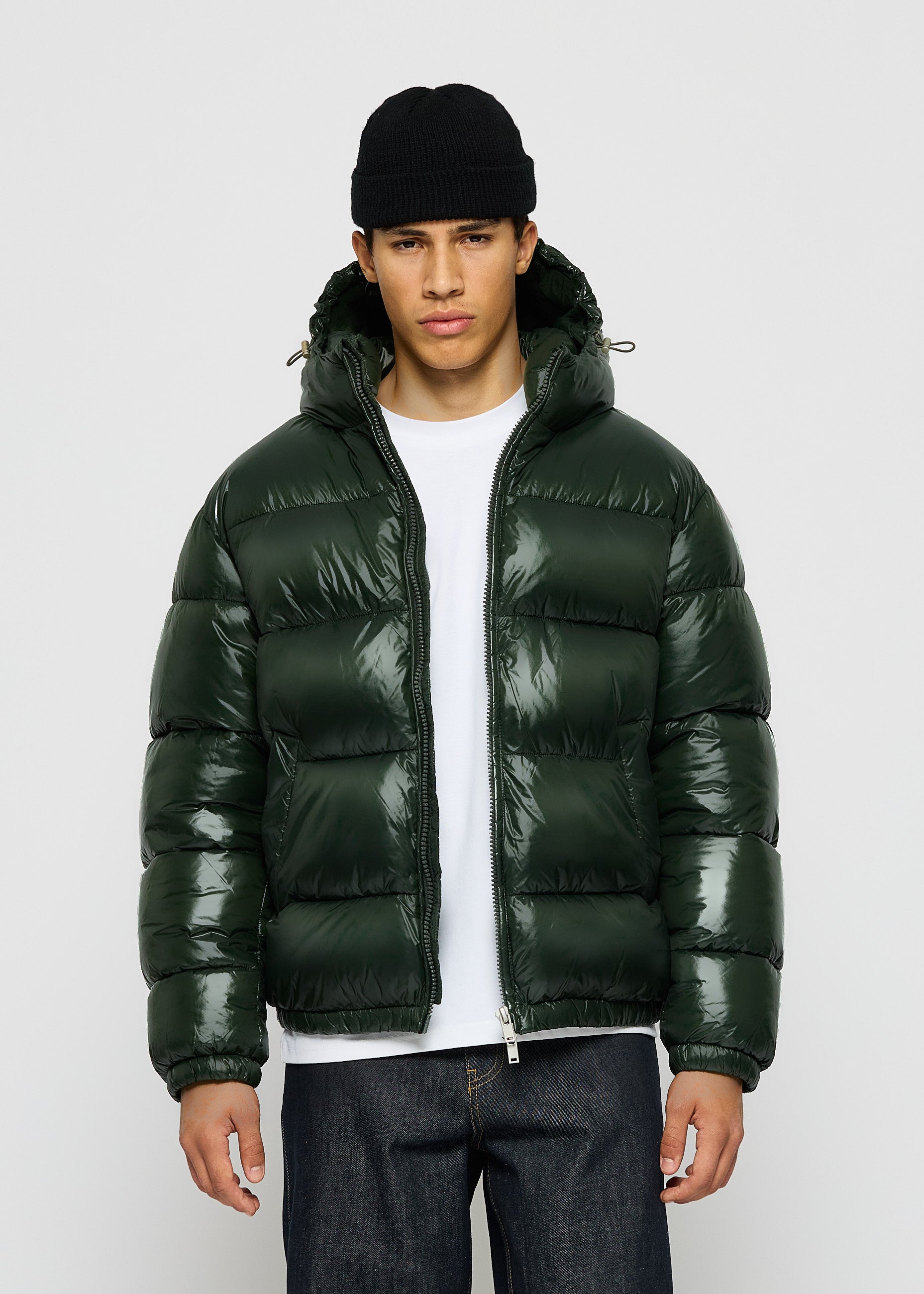 Glossy Puffer Jacket