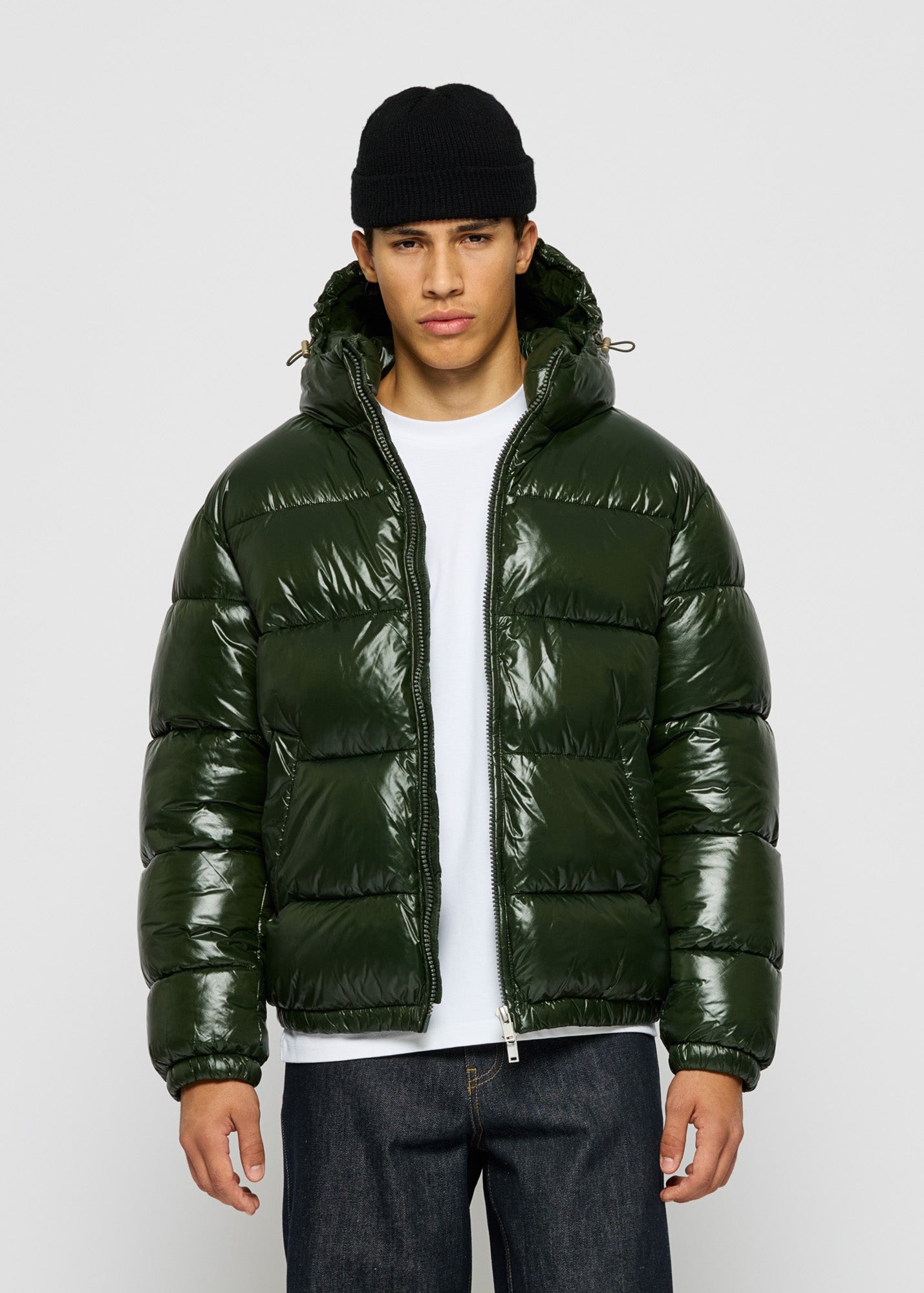 Glossy Puffer Jacket