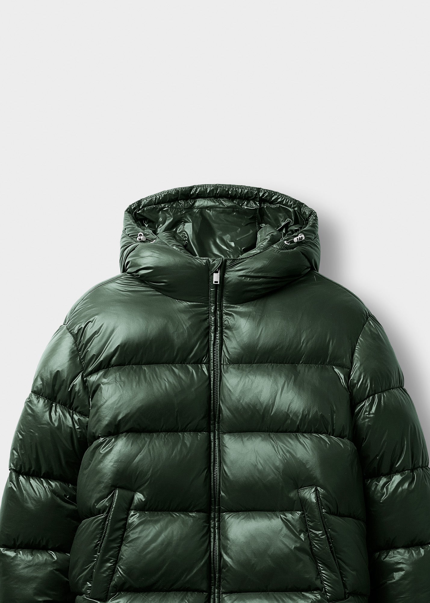 Glossy Puffer Jacket