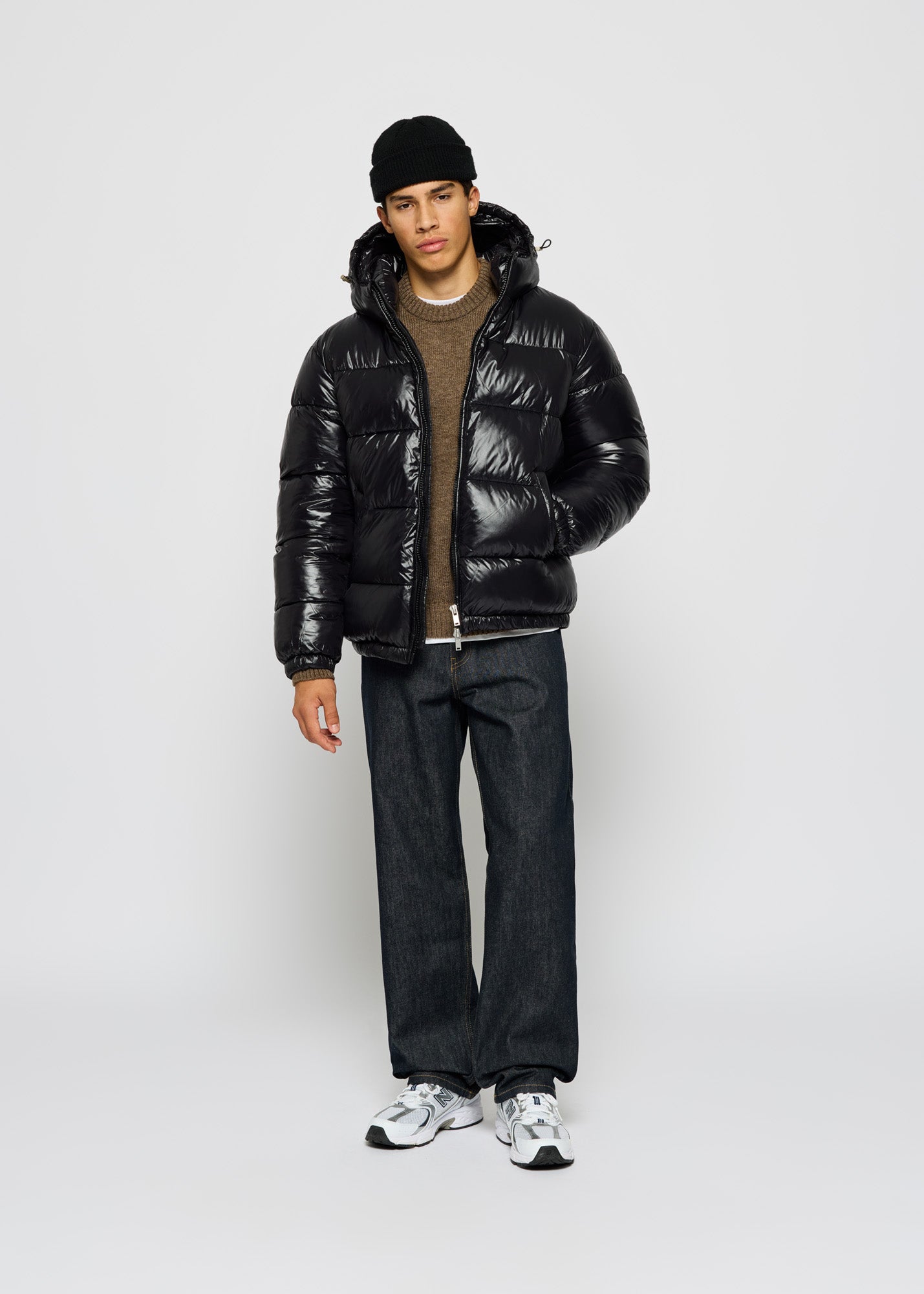 Glossy Puffer Jacket