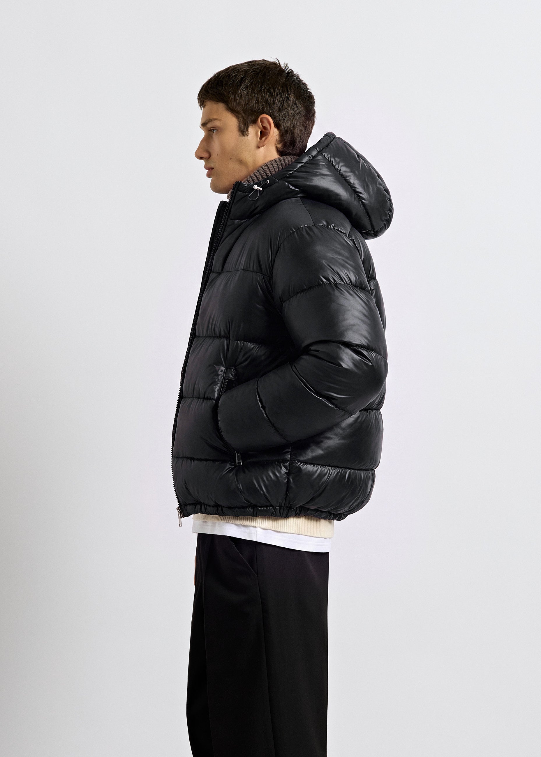 Glossy Puffer Jacket