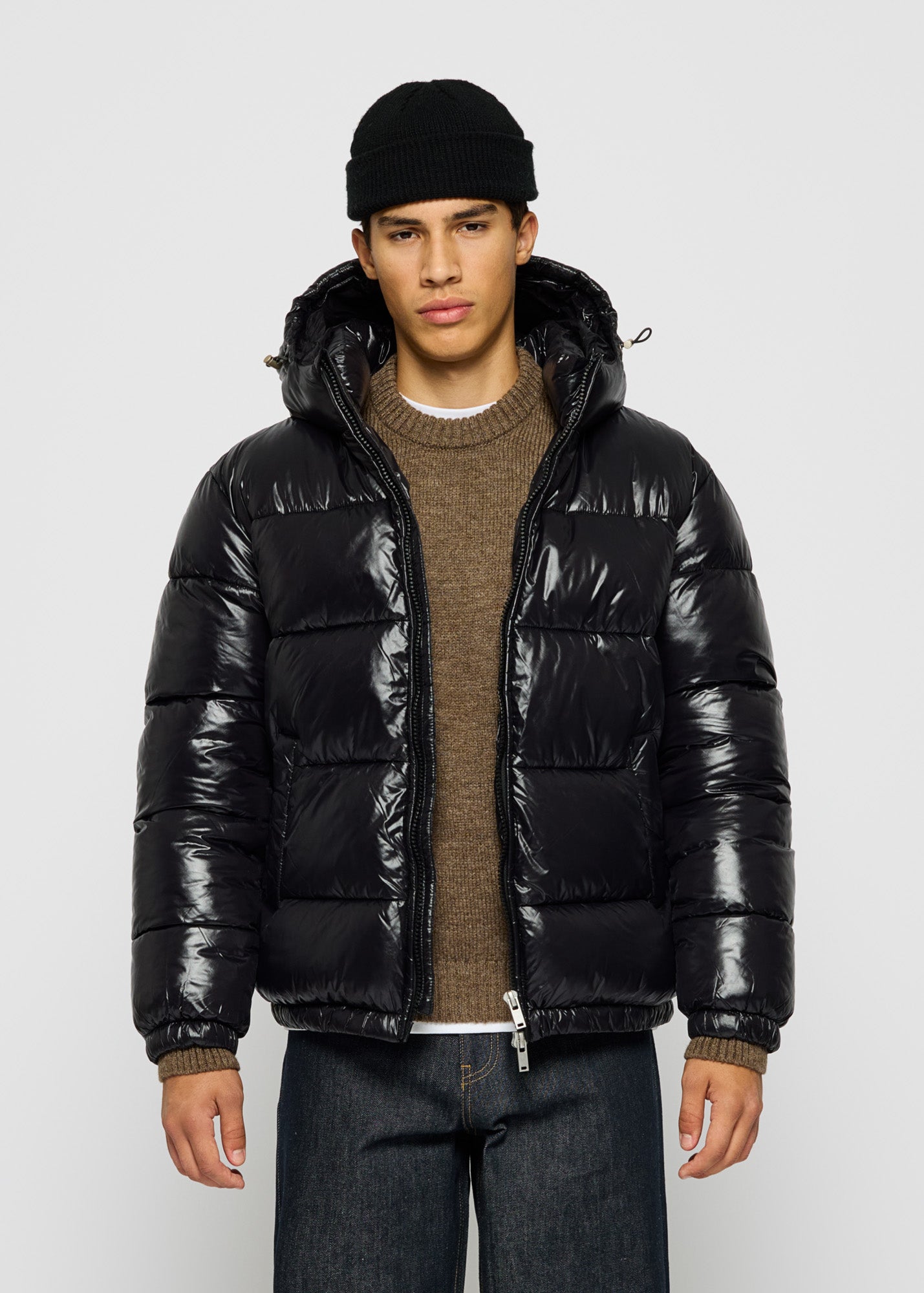 Glossy Puffer Jacket
