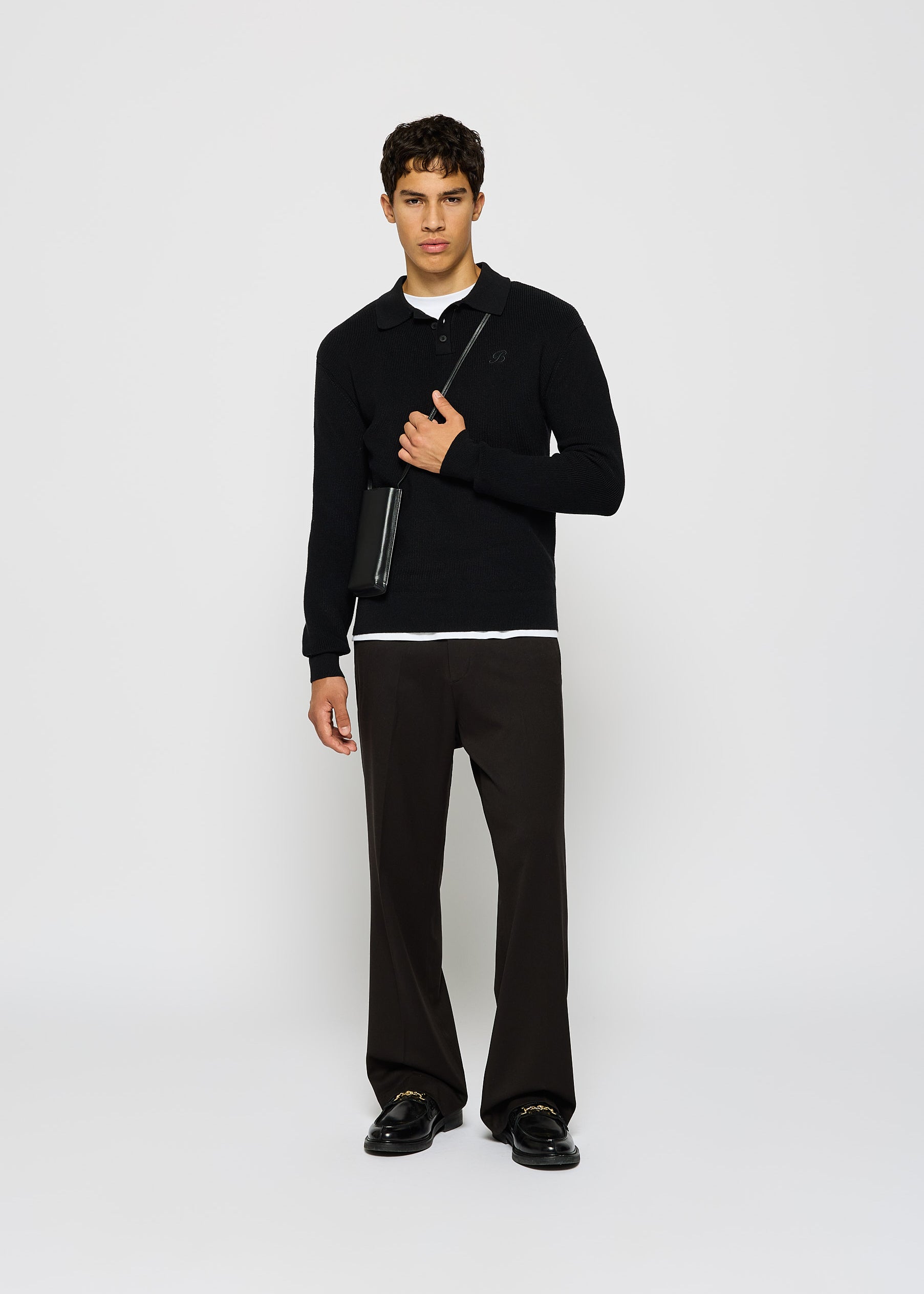 Heavy Polo Knit Sweater