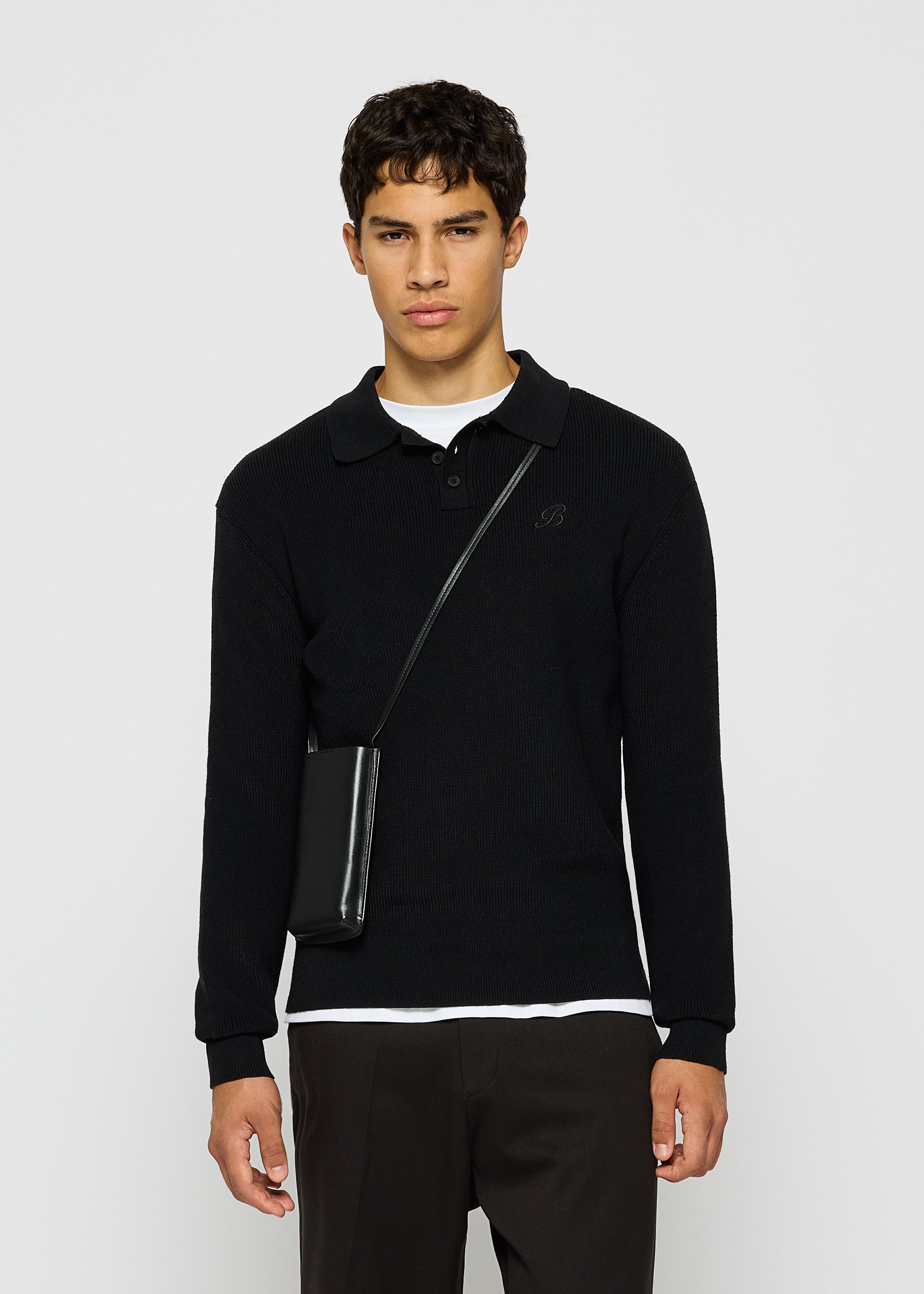 Heavy Polo Knit Sweater