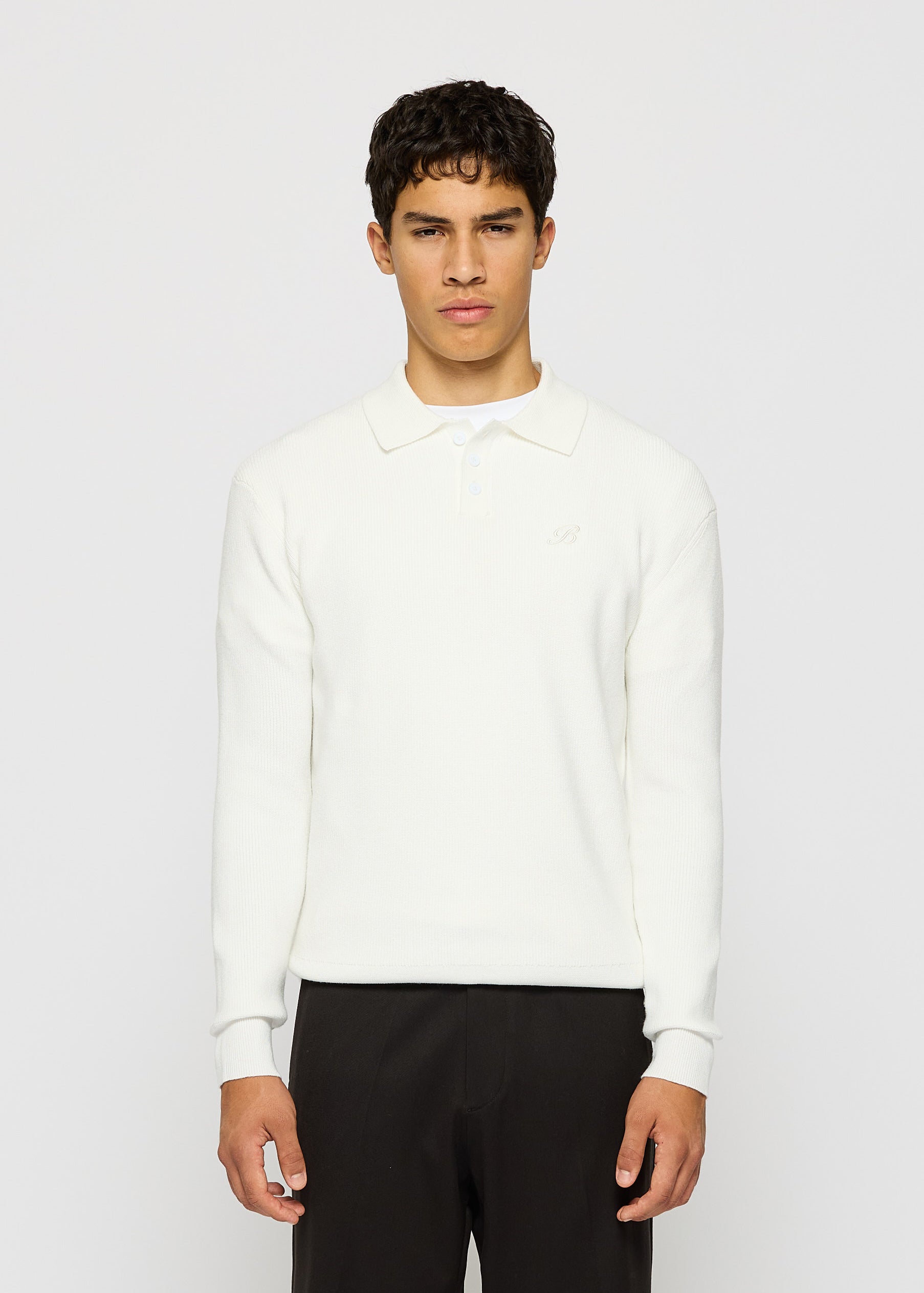 Heavy Polo Knit Sweater