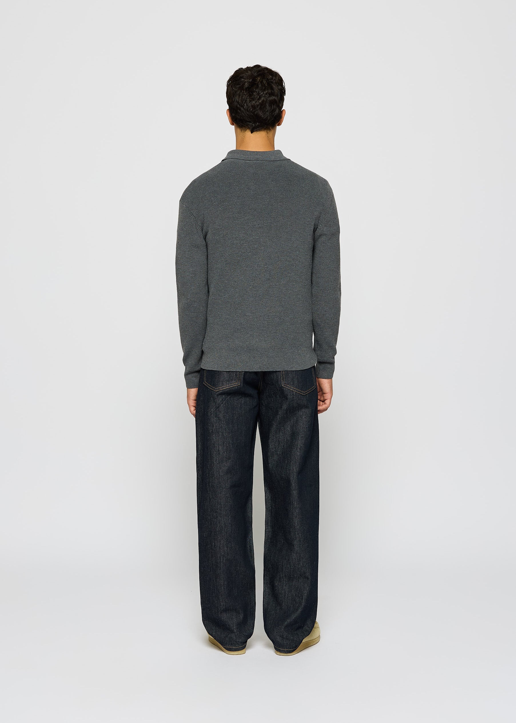 Heavy Polo Knit Sweater