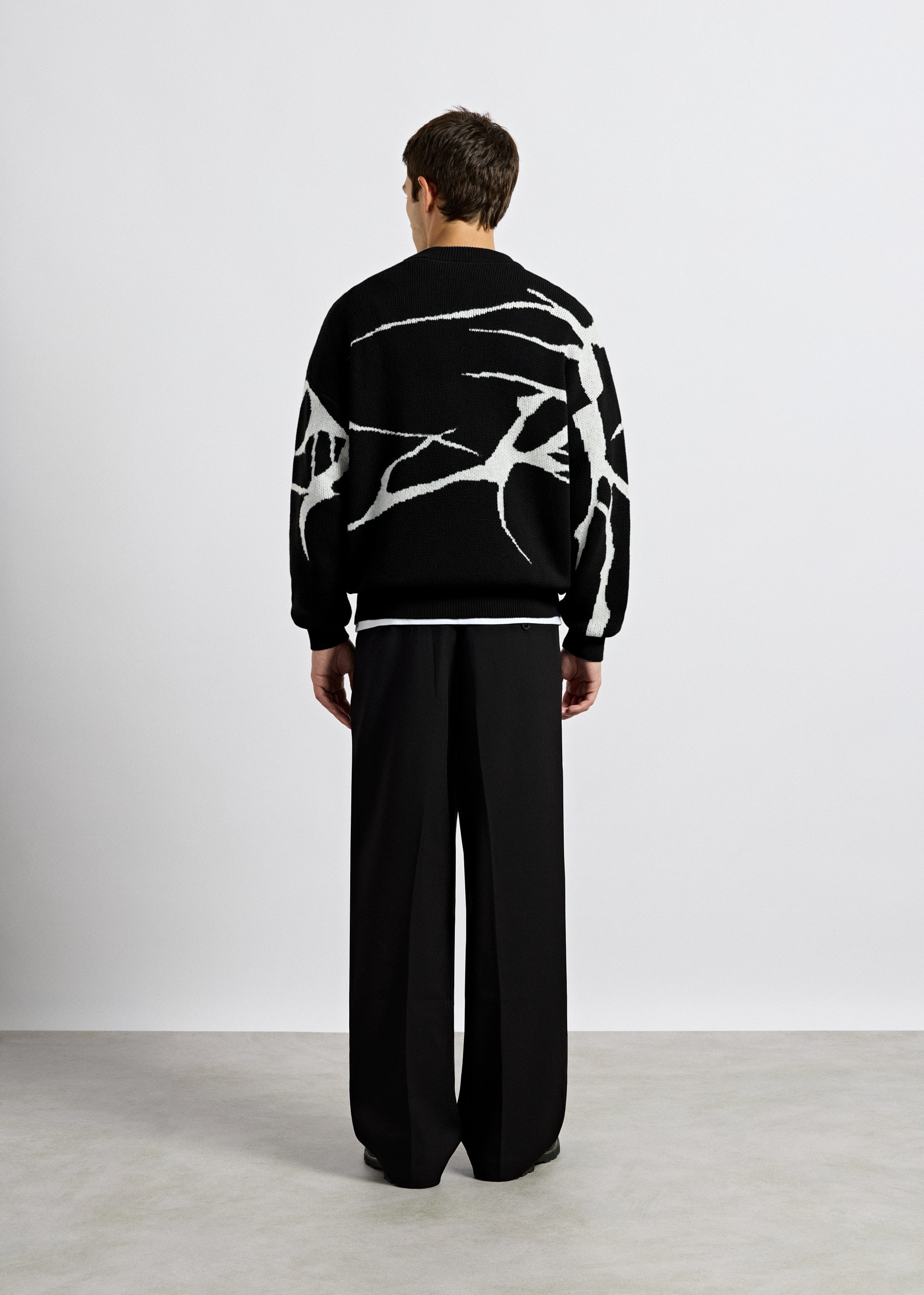 Jacquard Knit Sweater