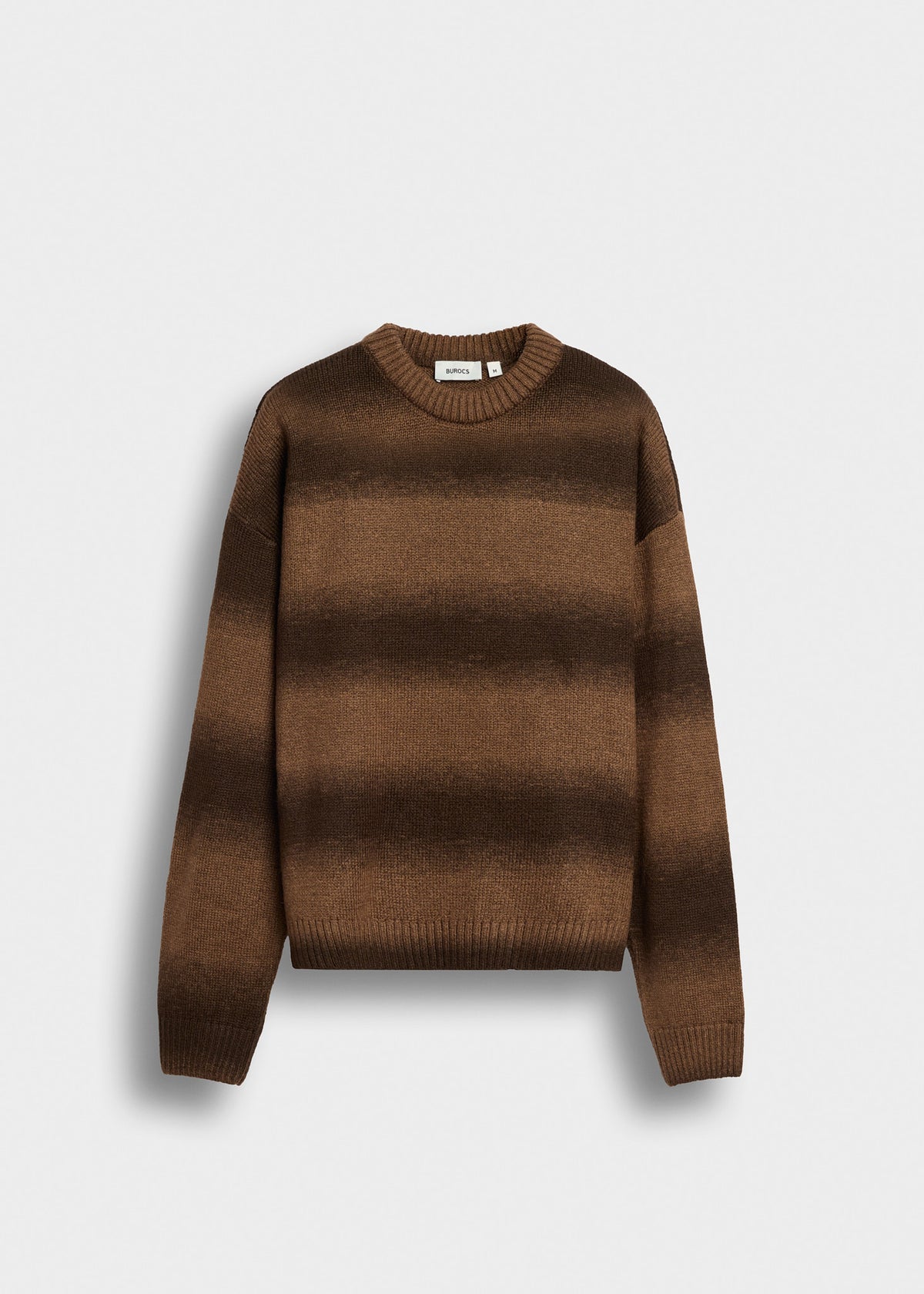 Knit Gradient Crewneck Sweater