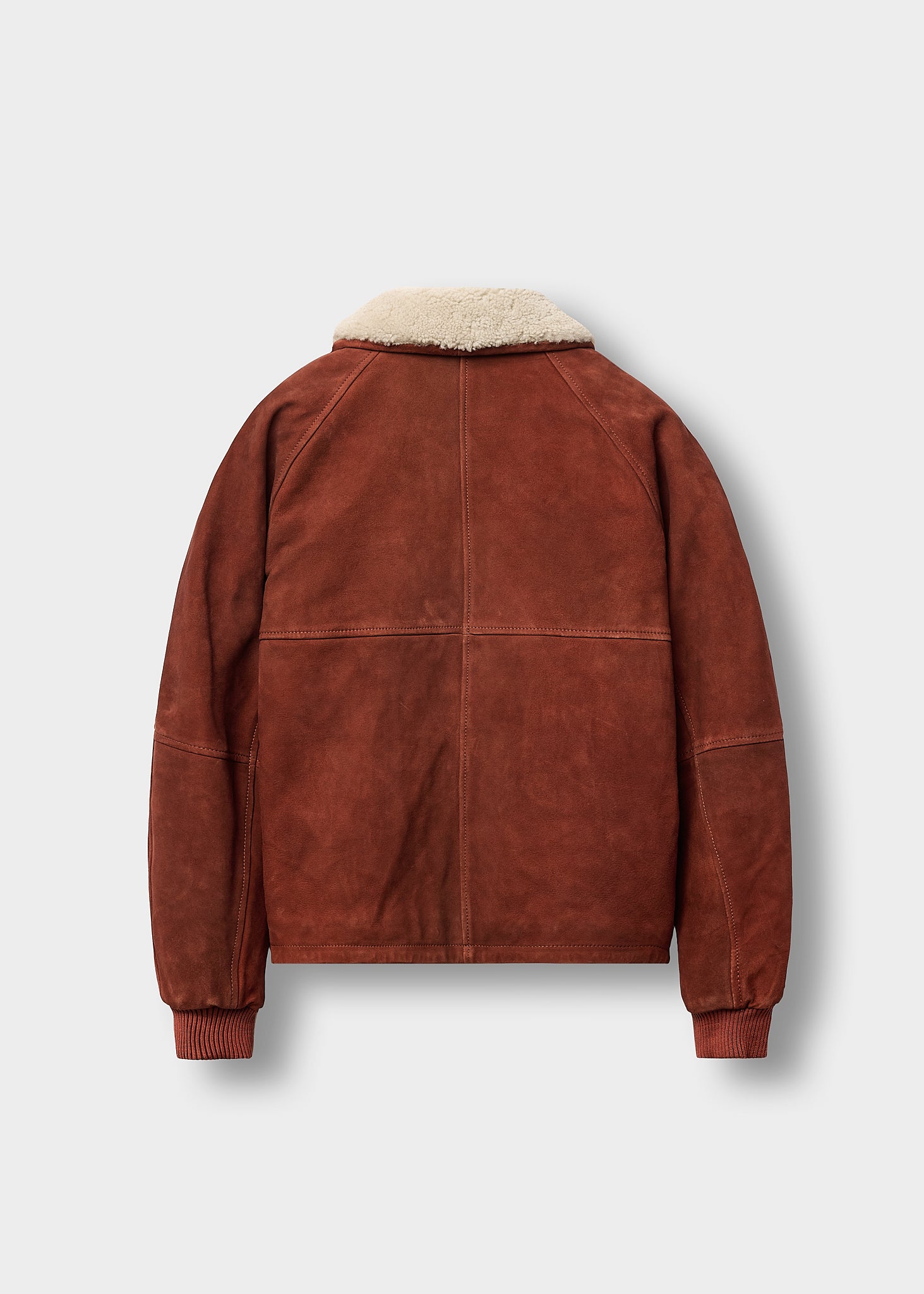 BLKVIS SCRIPT SHEARLING LEATHER JACKET