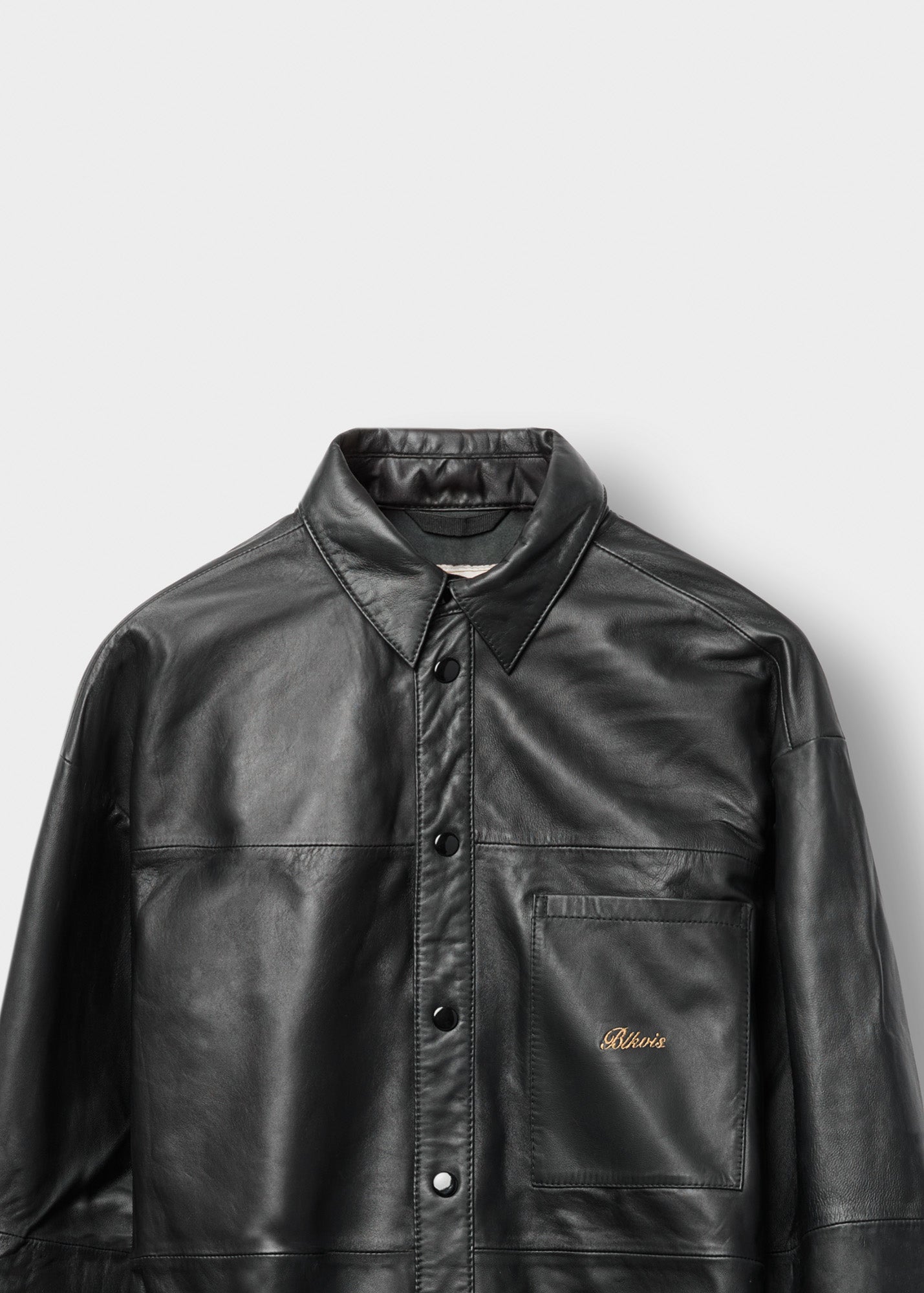 BLKVIS SCRIPT LEATHER SHIRT