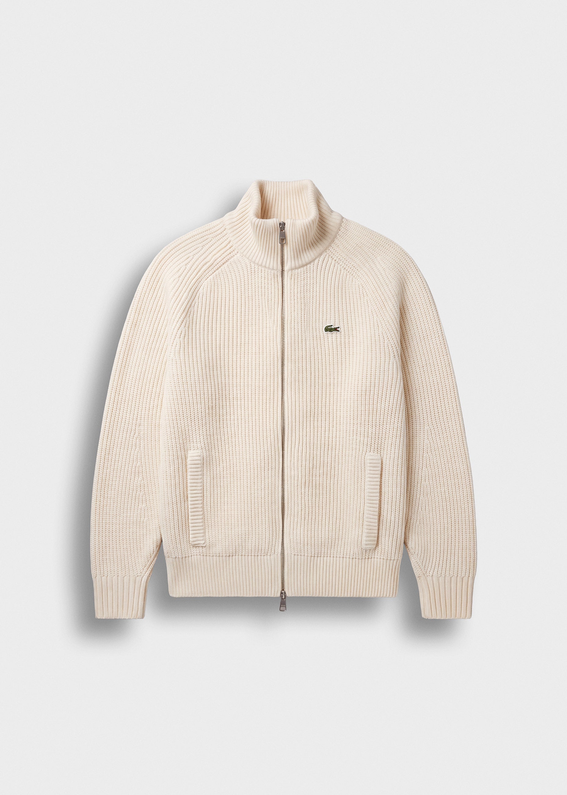Wool Zip Cardigan