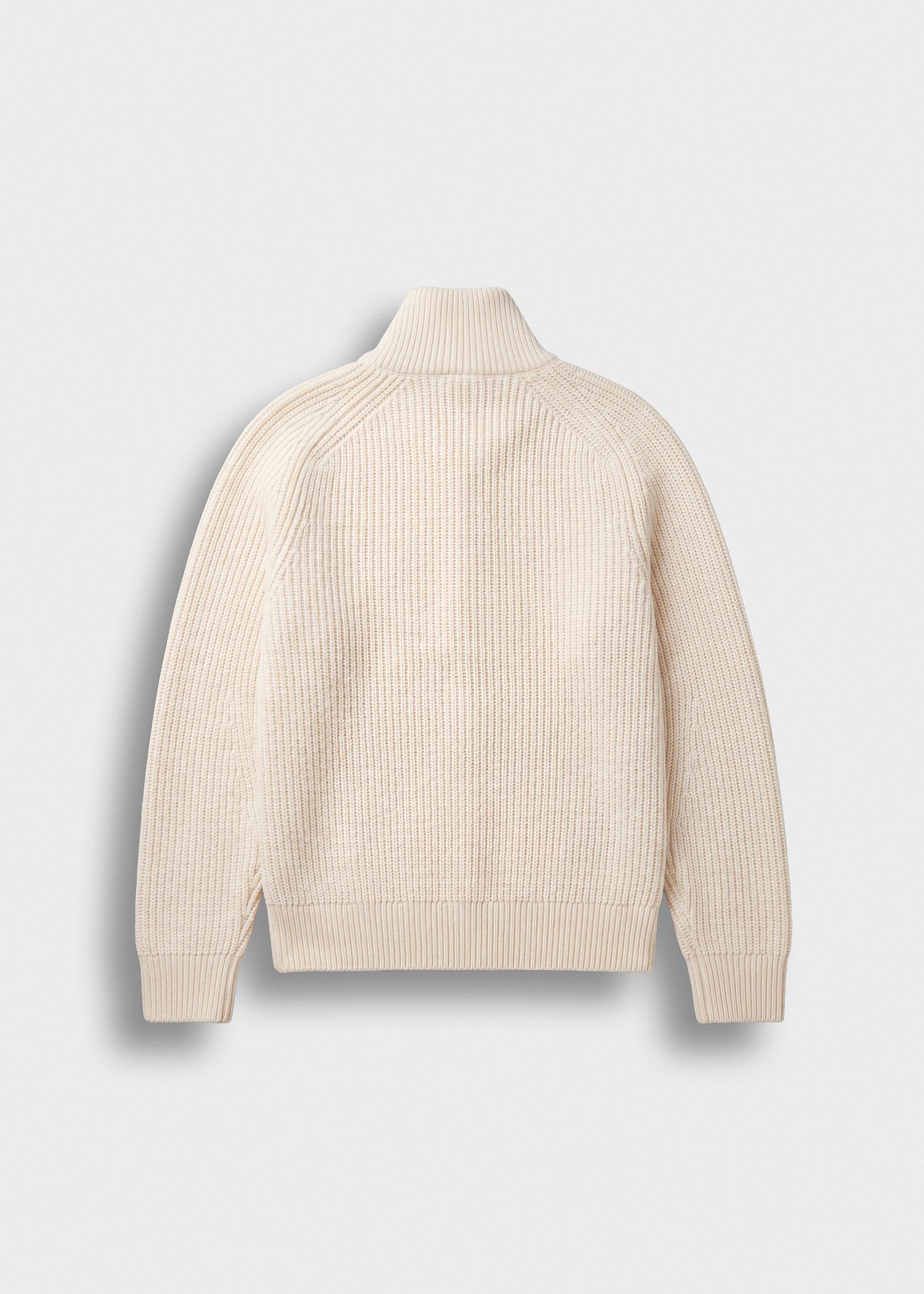 Wool Zip Cardigan