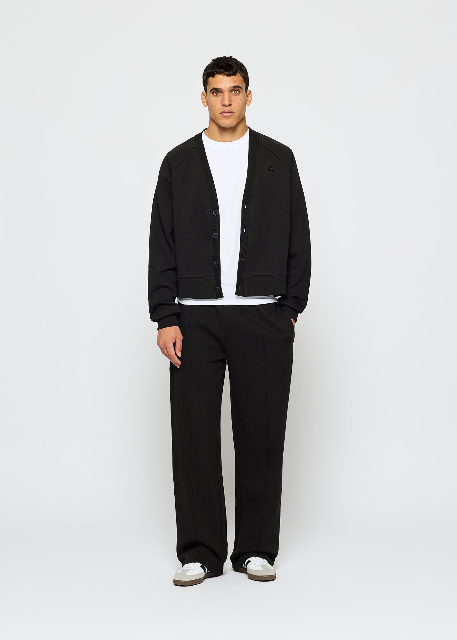 Wide Leg Seam Sweat Pants