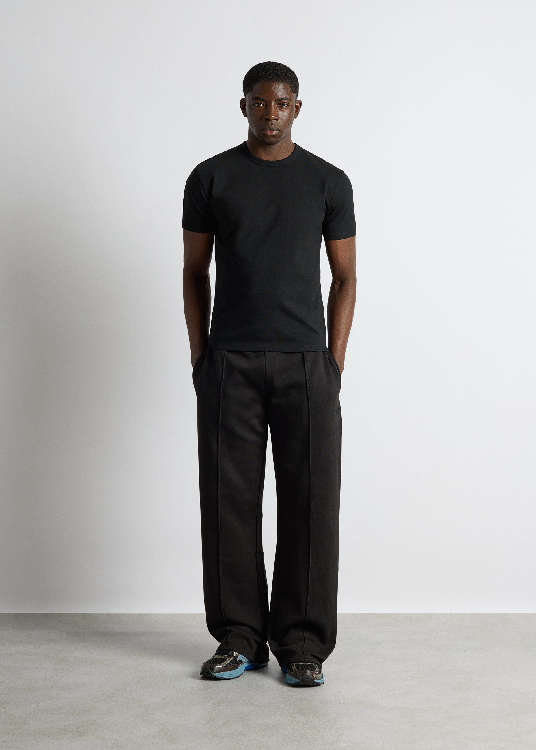 Wide Leg Seam Sweat Pants