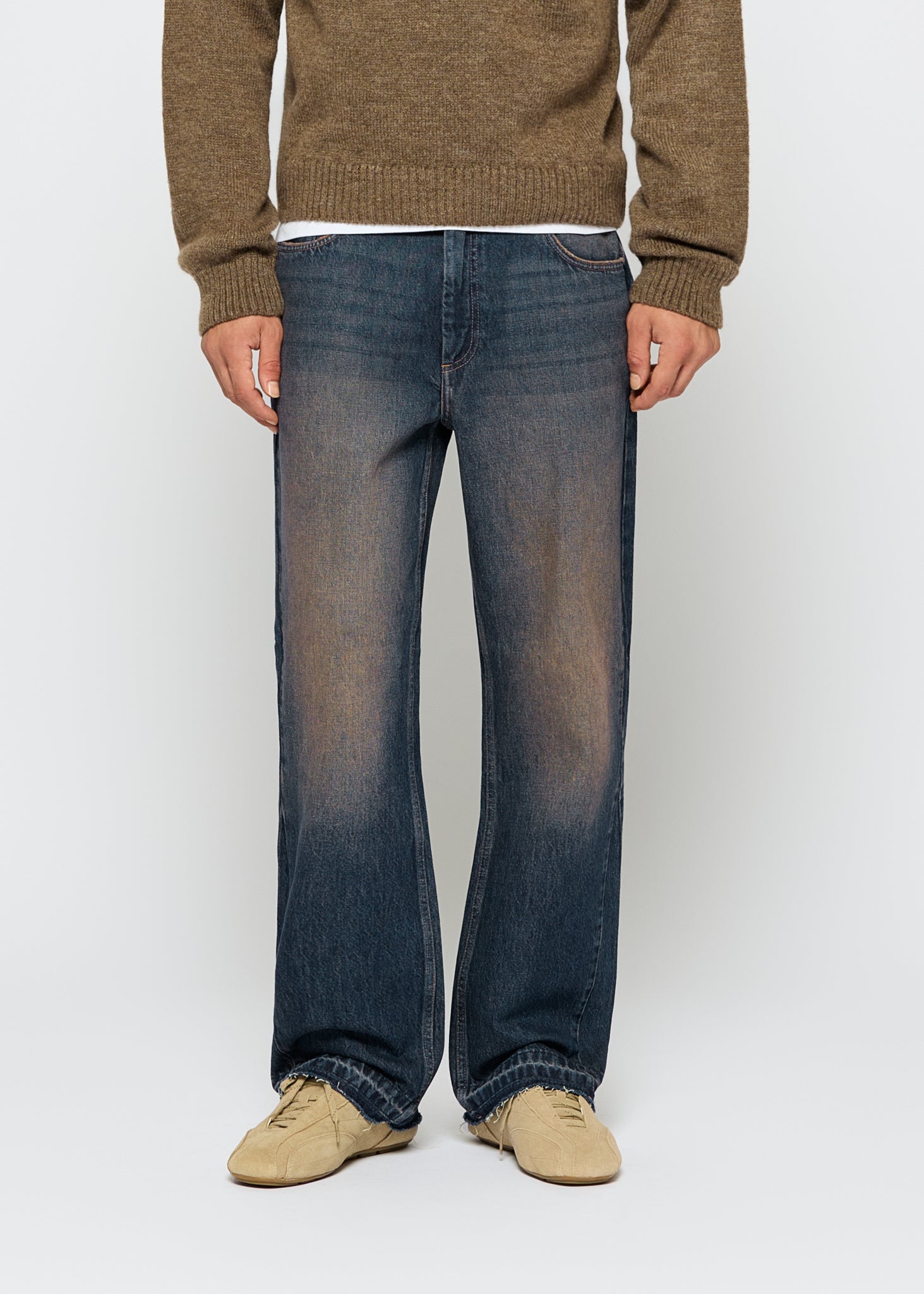 Tony Flared Open Hem Jeans