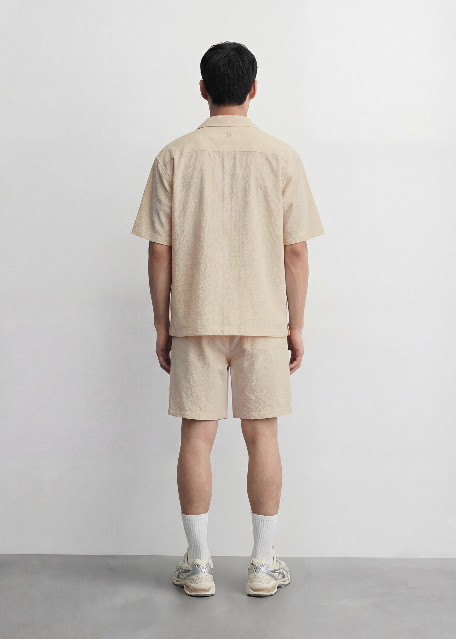 Solid Seersucker Shirt