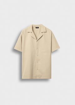 Solid Seersucker Shirt