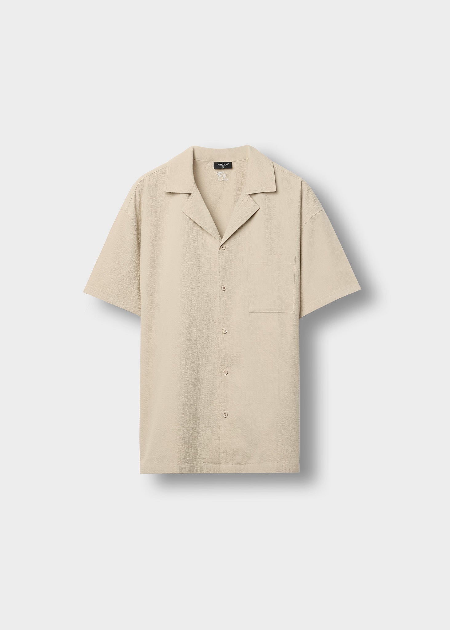 Solid Seersucker Shirt